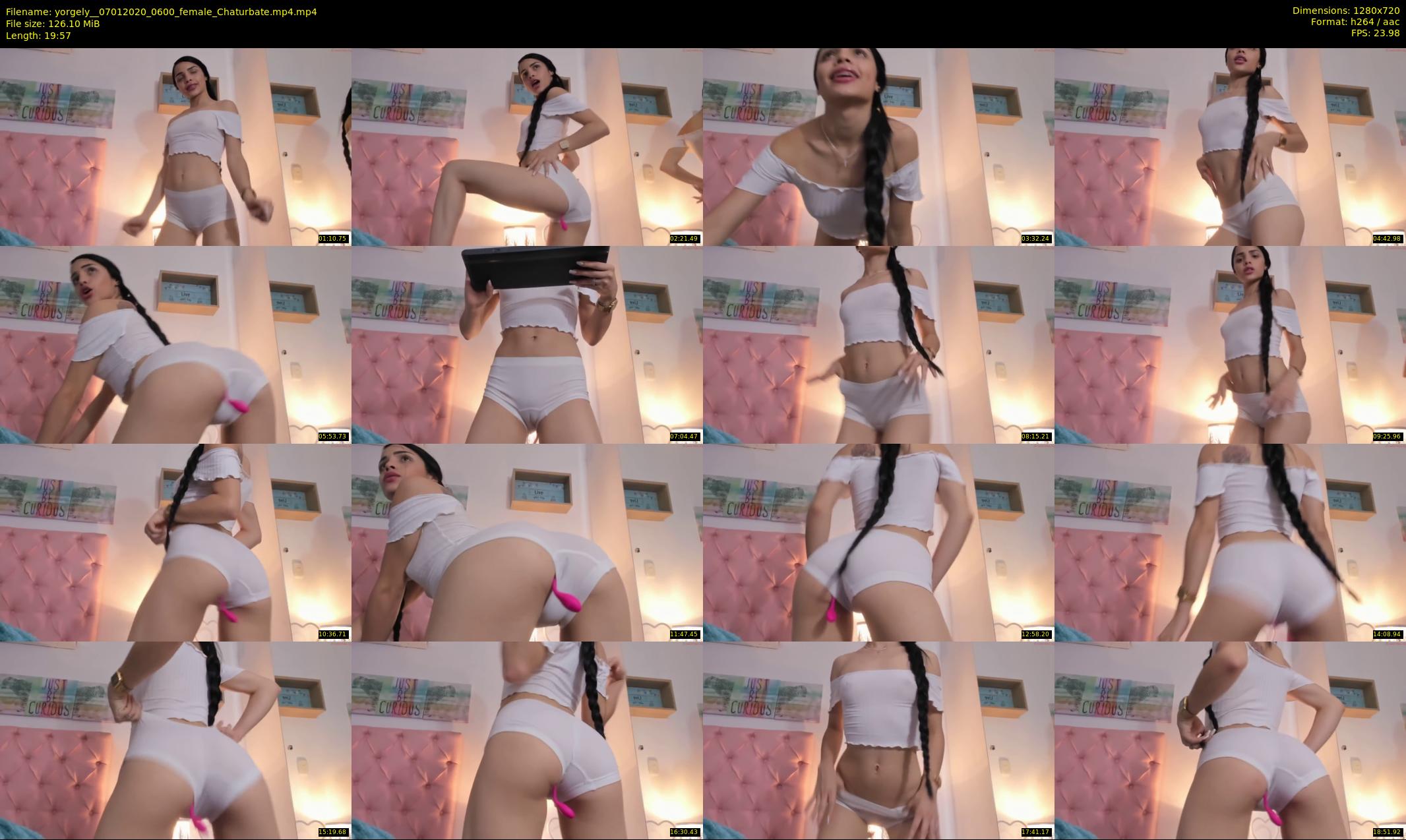 yorgely_ — 20 minute Chaturbate female cam show recording, 720p, Jan 7, 2020