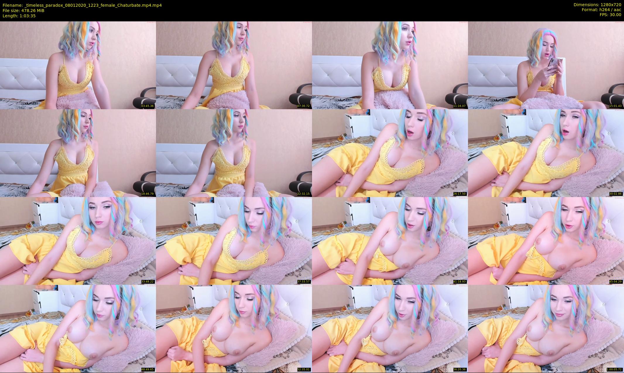 _timeless_paradox — 64 minute Chaturbate female cam show recording, 720p, Jan 8, 2020