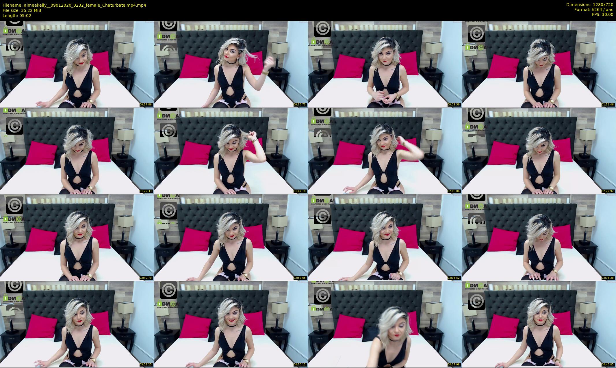aimeekelly_ — 6 minute Chaturbate female cam show recording, 720p, Jan 9, 2020