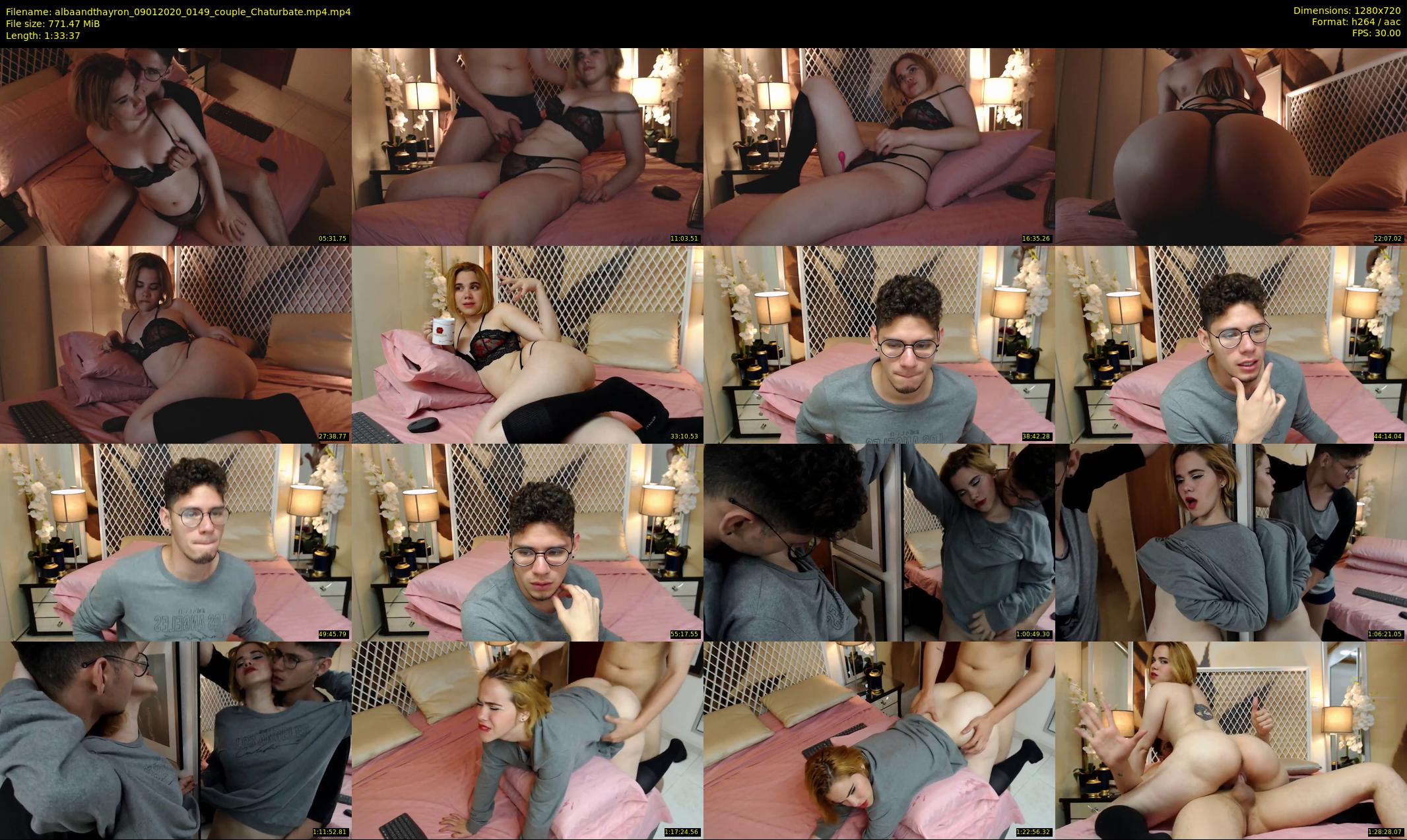 albaandthayron — 94 minute Chaturbate couple cam show recording, 720p, Jan 9, 2020