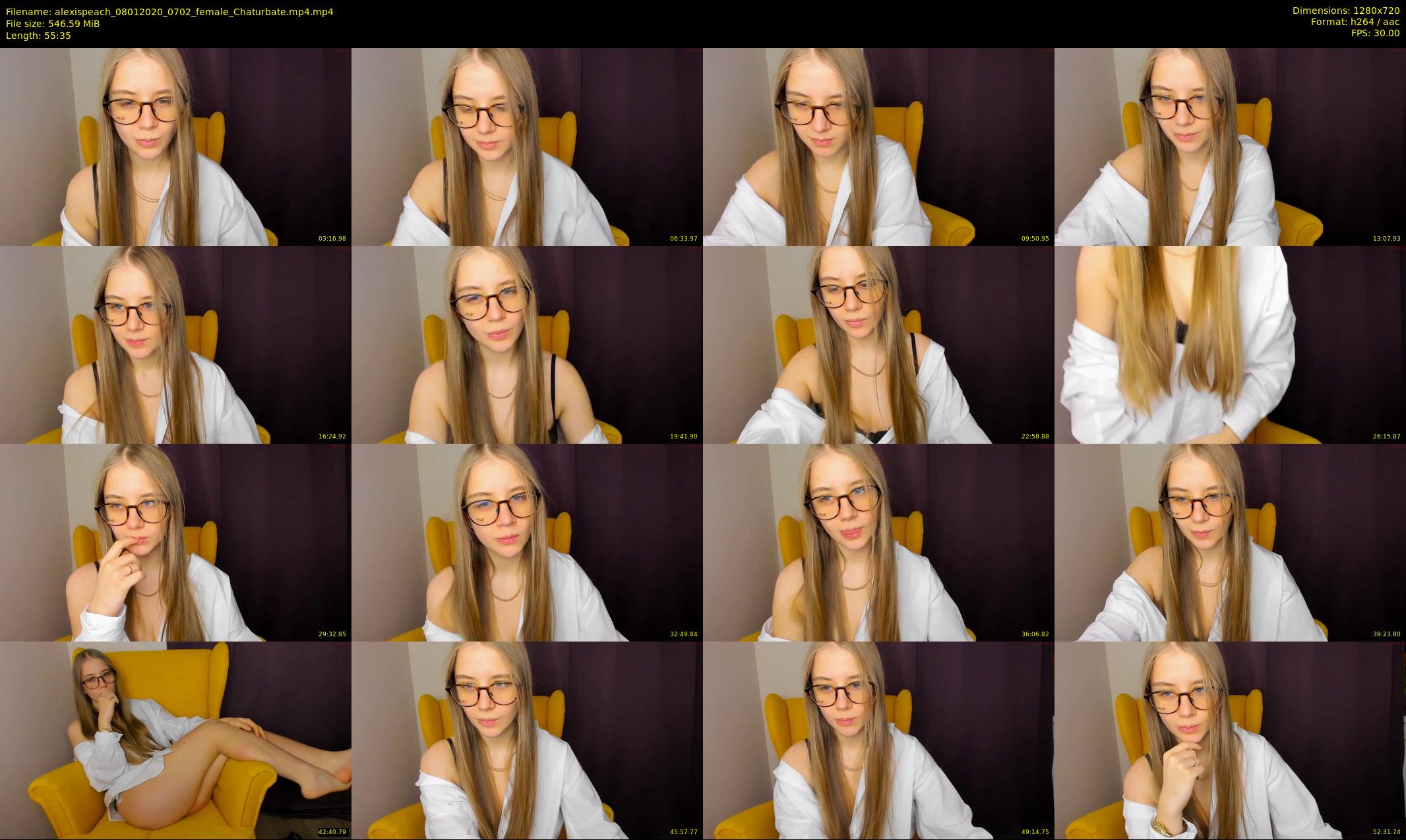 alexispeach — 56 minute Chaturbate female cam show recording, 720p, Jan 8, 2020