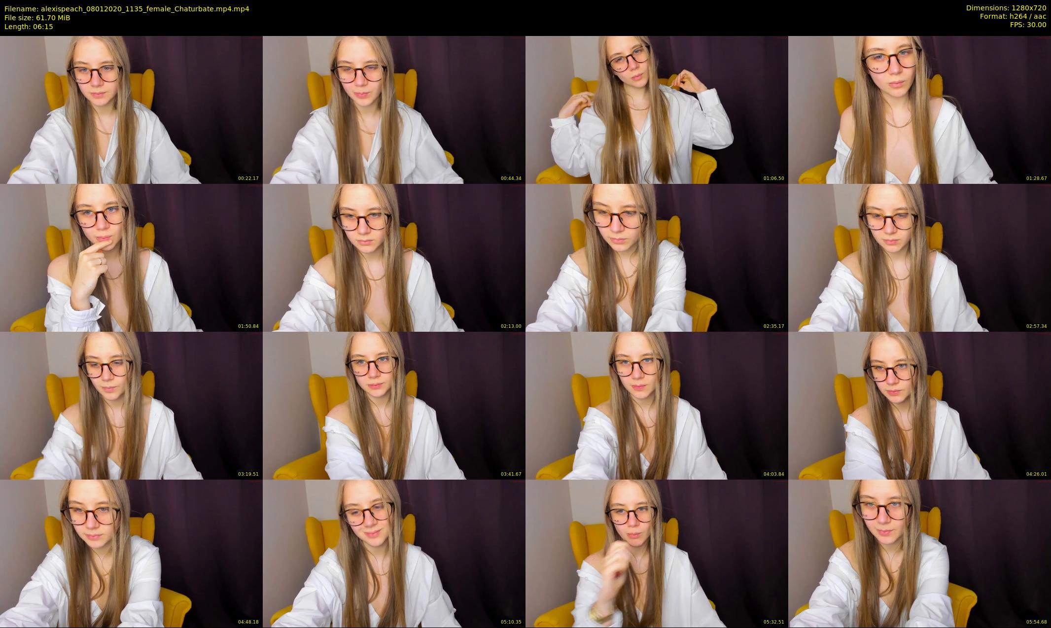 alexispeach — 7 minute Chaturbate female cam show recording, 720p, Jan 8, 2020