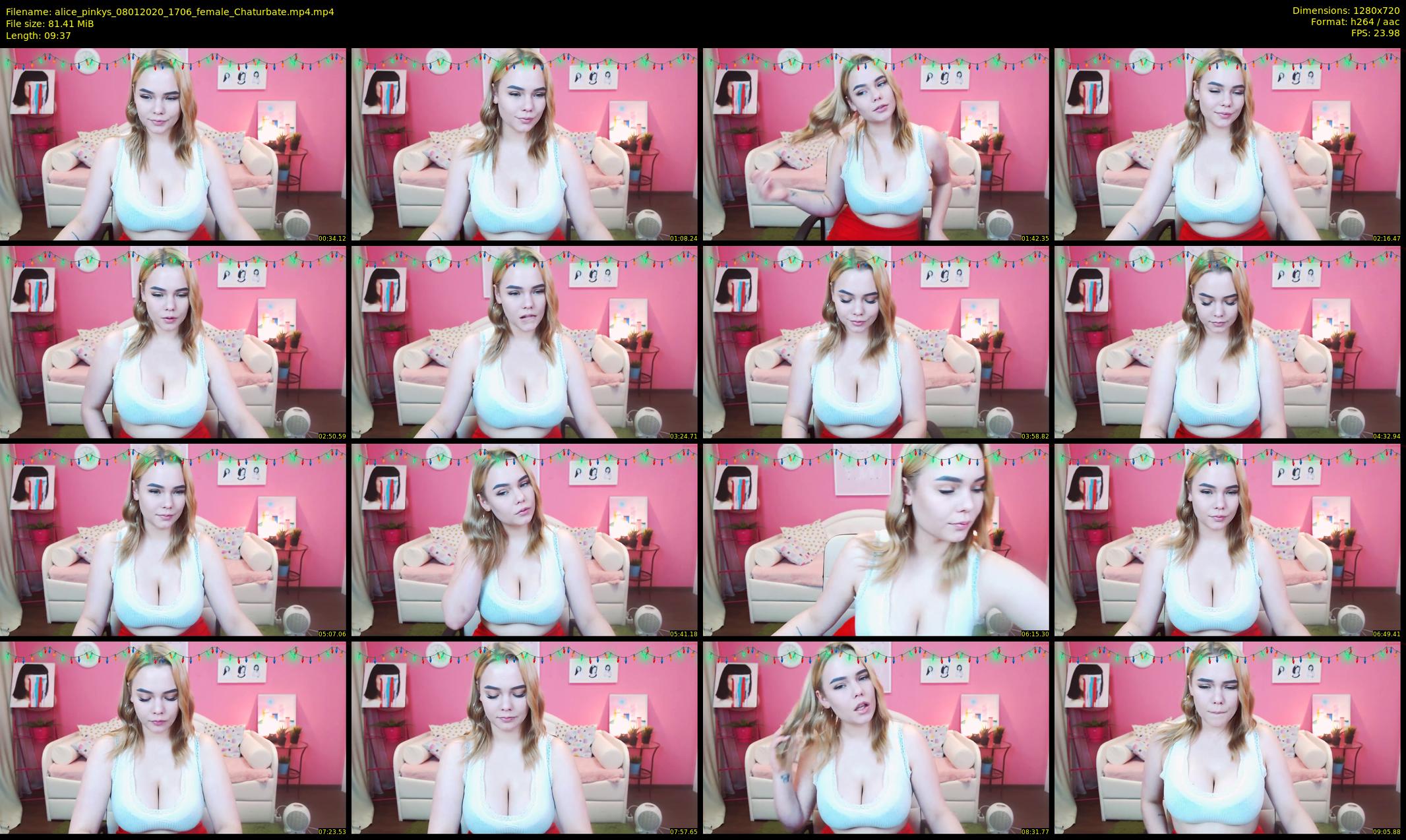 alice_pinkys — 10 minute Chaturbate female cam show recording, 720p, Jan 8, 2020