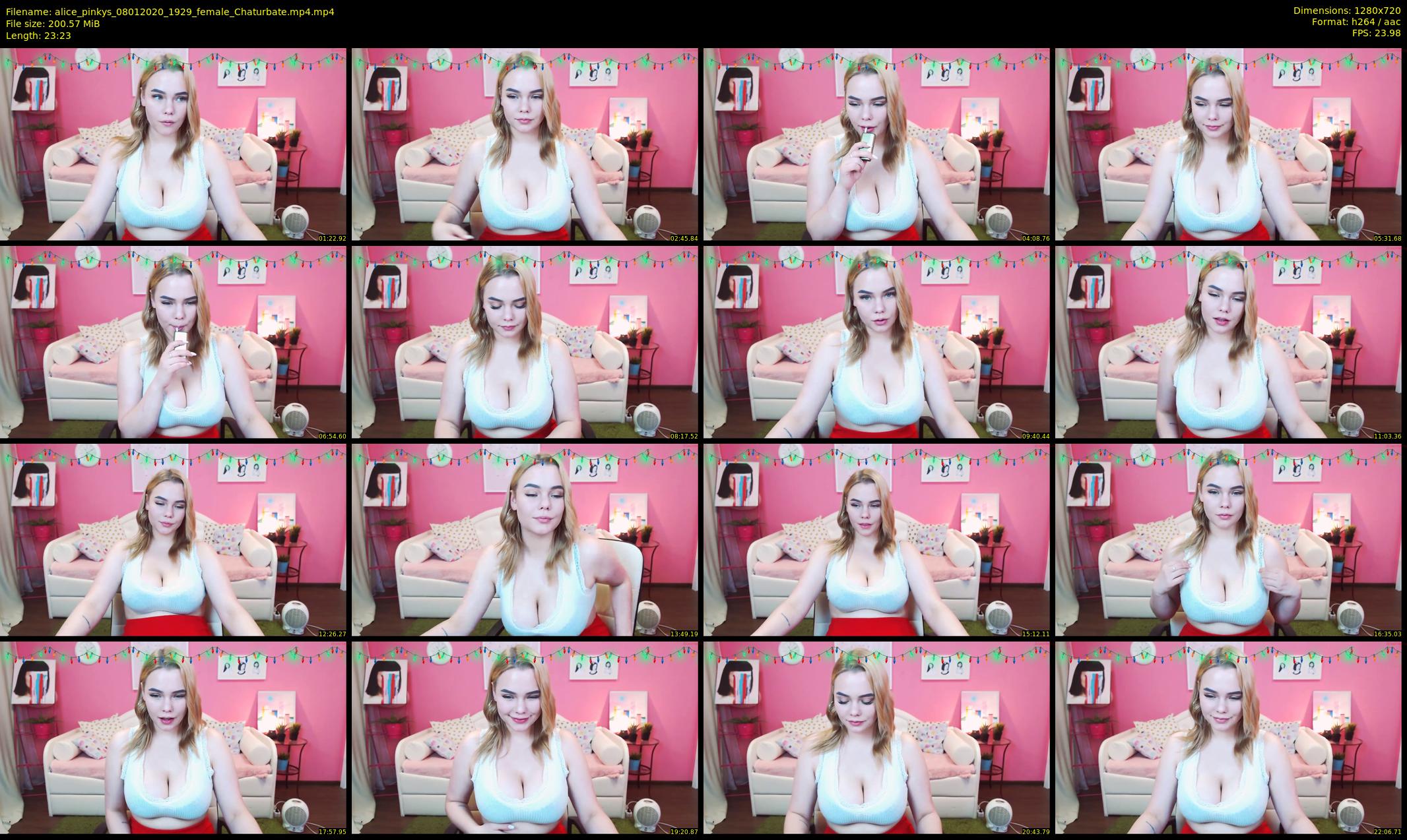 alice_pinkys — 24 minute Chaturbate female cam show recording, 720p, Jan 8, 2020