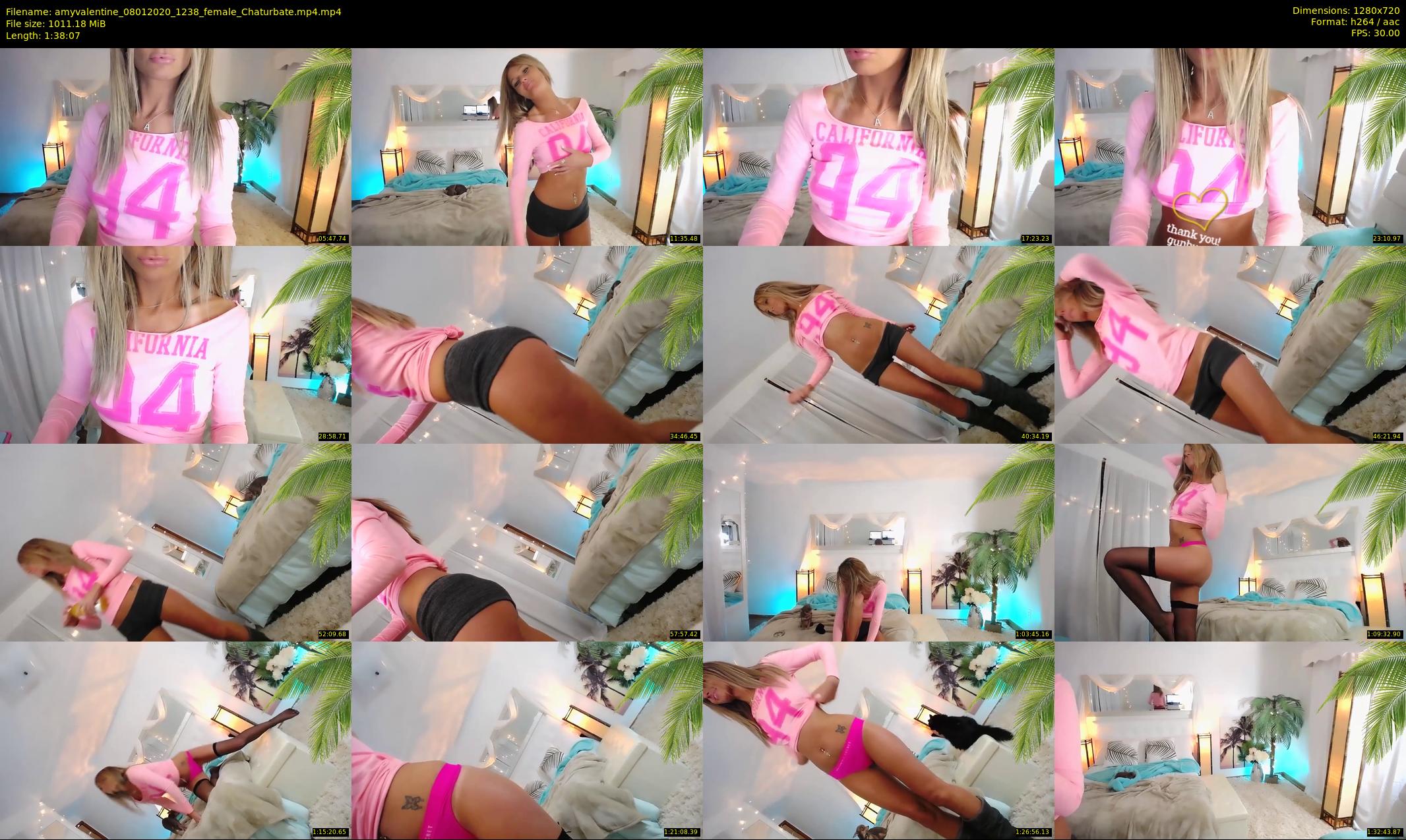 amyvalentine — 99 minute Chaturbate female cam show recording, 720p, Jan 8, 2020