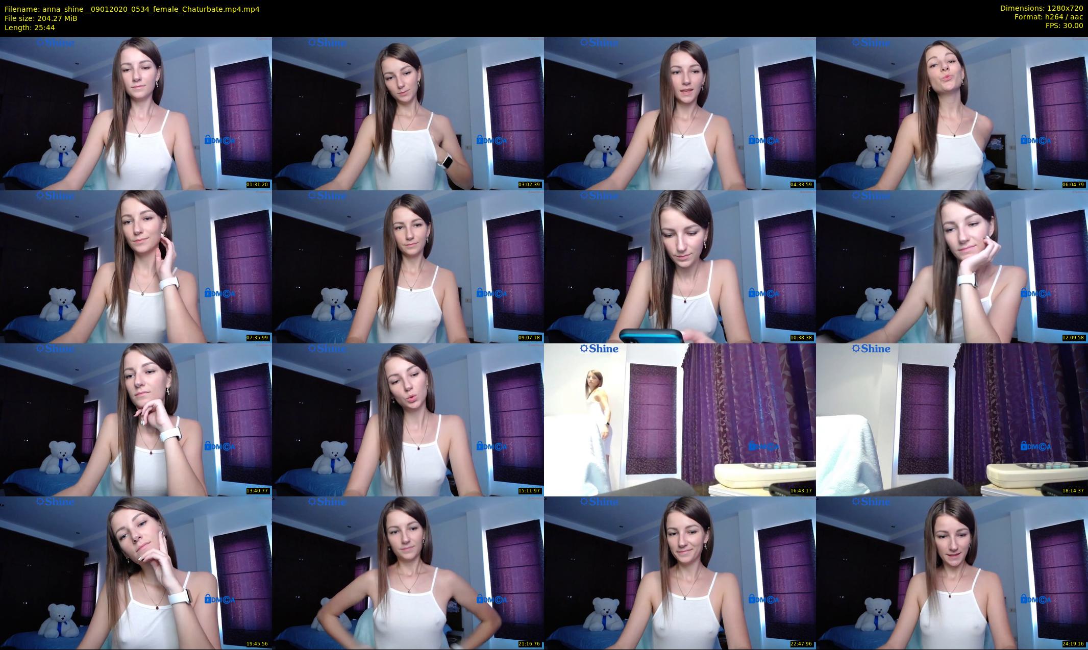 anna_shine_ — 26 minute Chaturbate female cam show recording, 720p, Jan 9, 2020