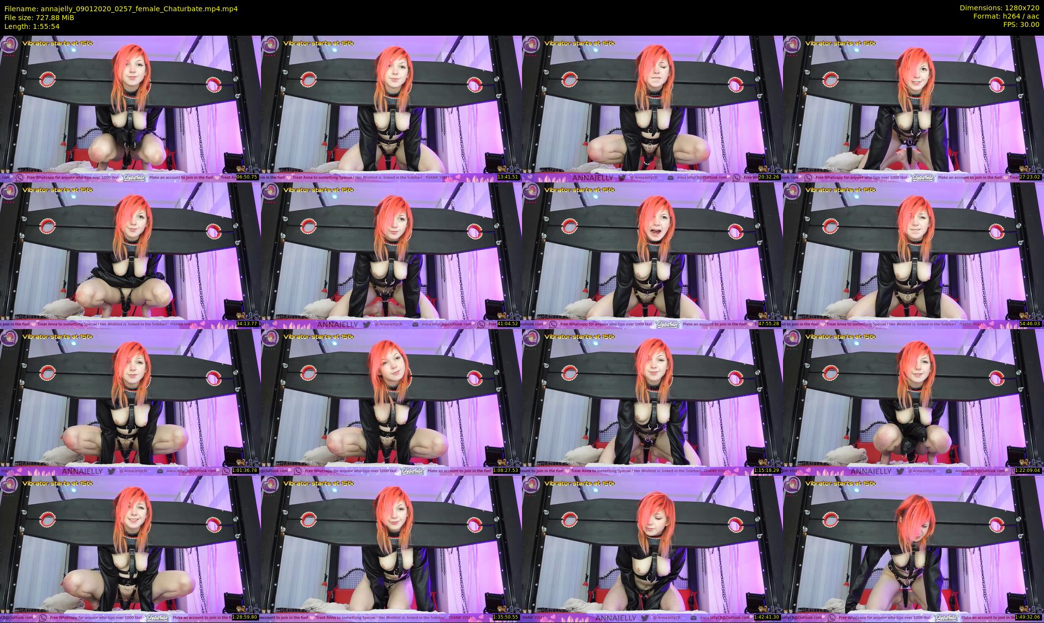 annajelly — 116 minute Chaturbate couple cam show recording, 720p, Jan 9, 2020