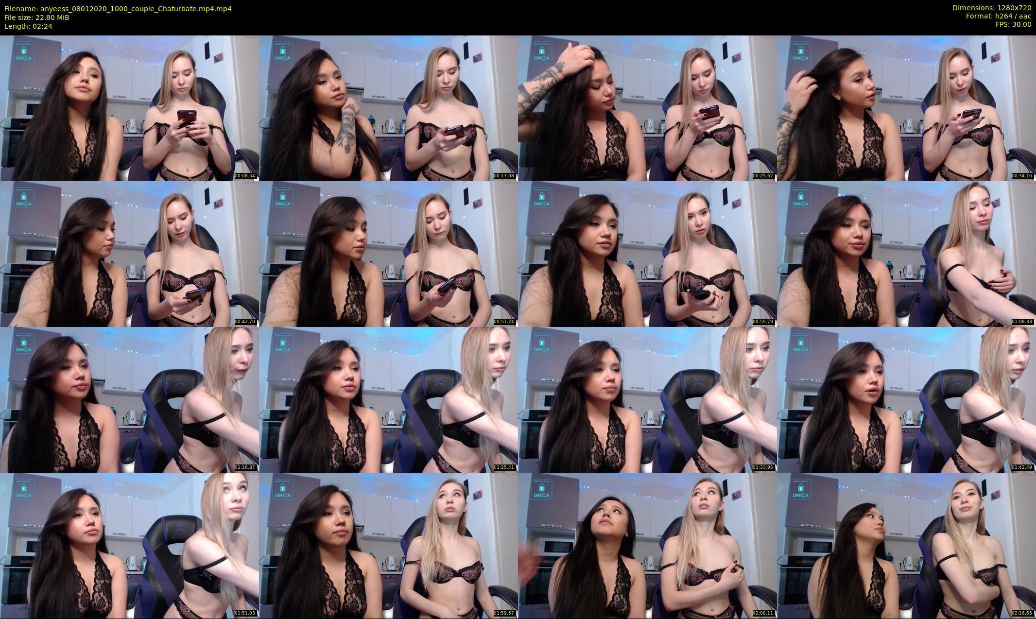 anyeess — 3 minute Chaturbate female cam show recording, 720p, Jan 8, 2020