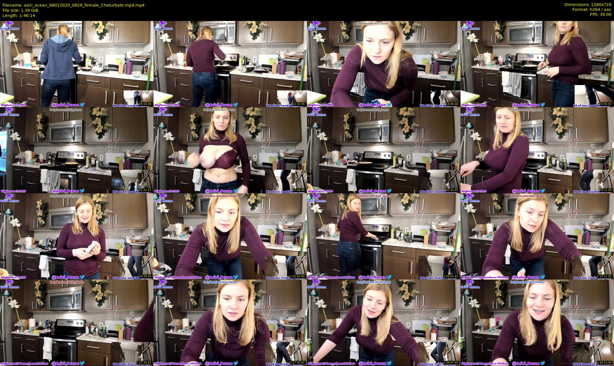 asiri_ocean — 107 minute Chaturbate female cam show recording, 720p, Jan 8, 2020