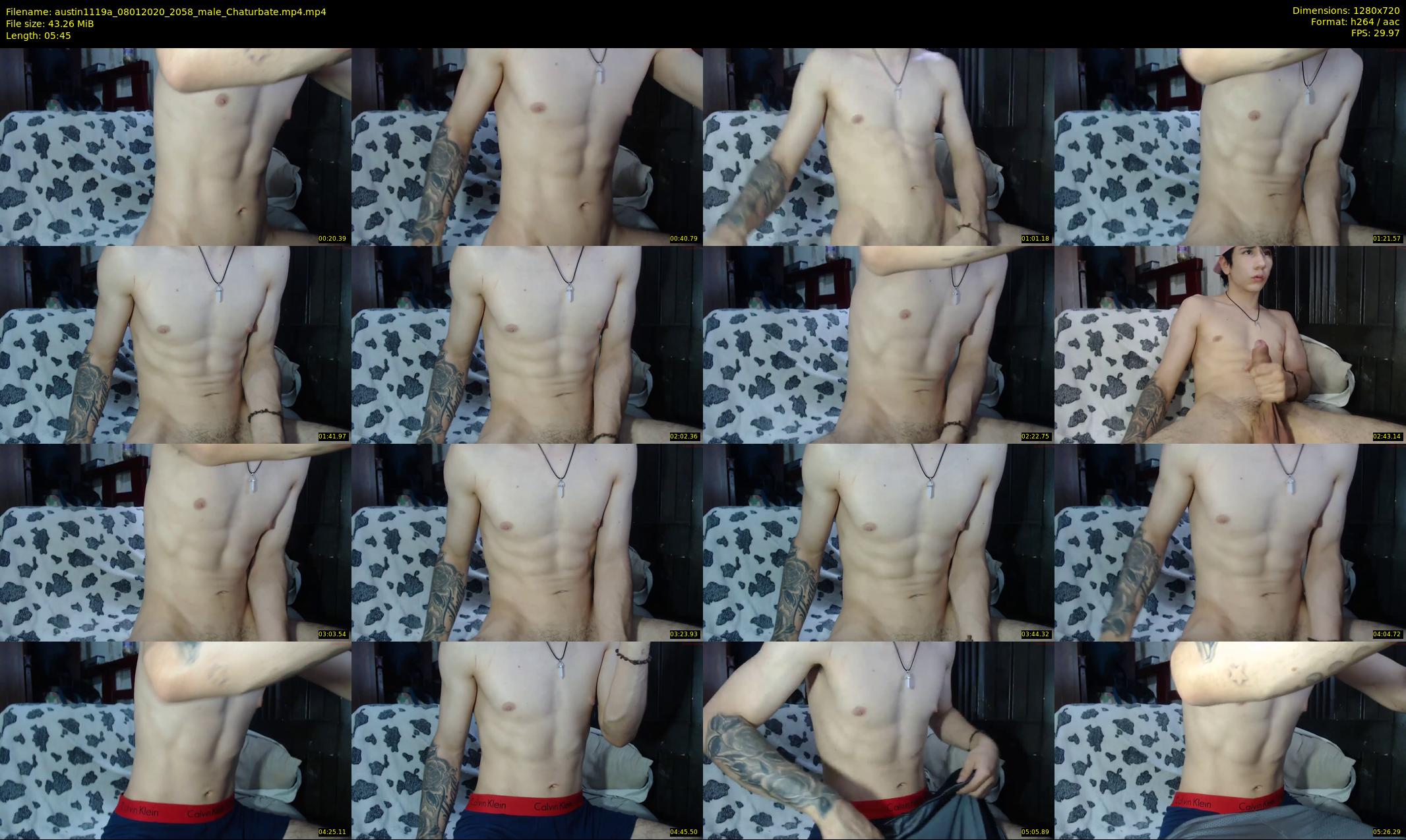 austin1119a — 6 minute Chaturbate male cam show recording, 720p, Jan 8, 2020