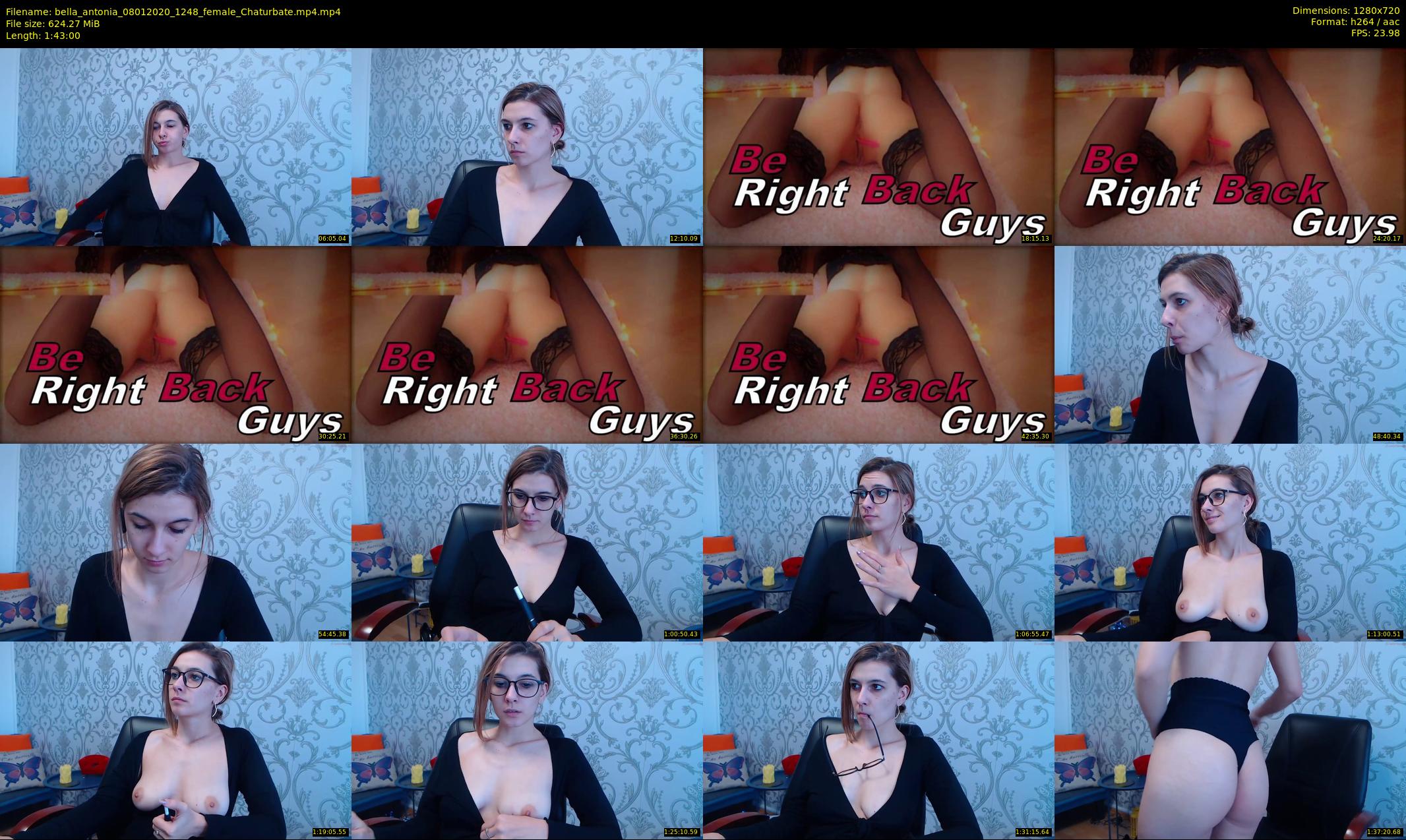 bella_antonia — 103 minute Chaturbate female cam show recording, 720p, Jan 8, 2020