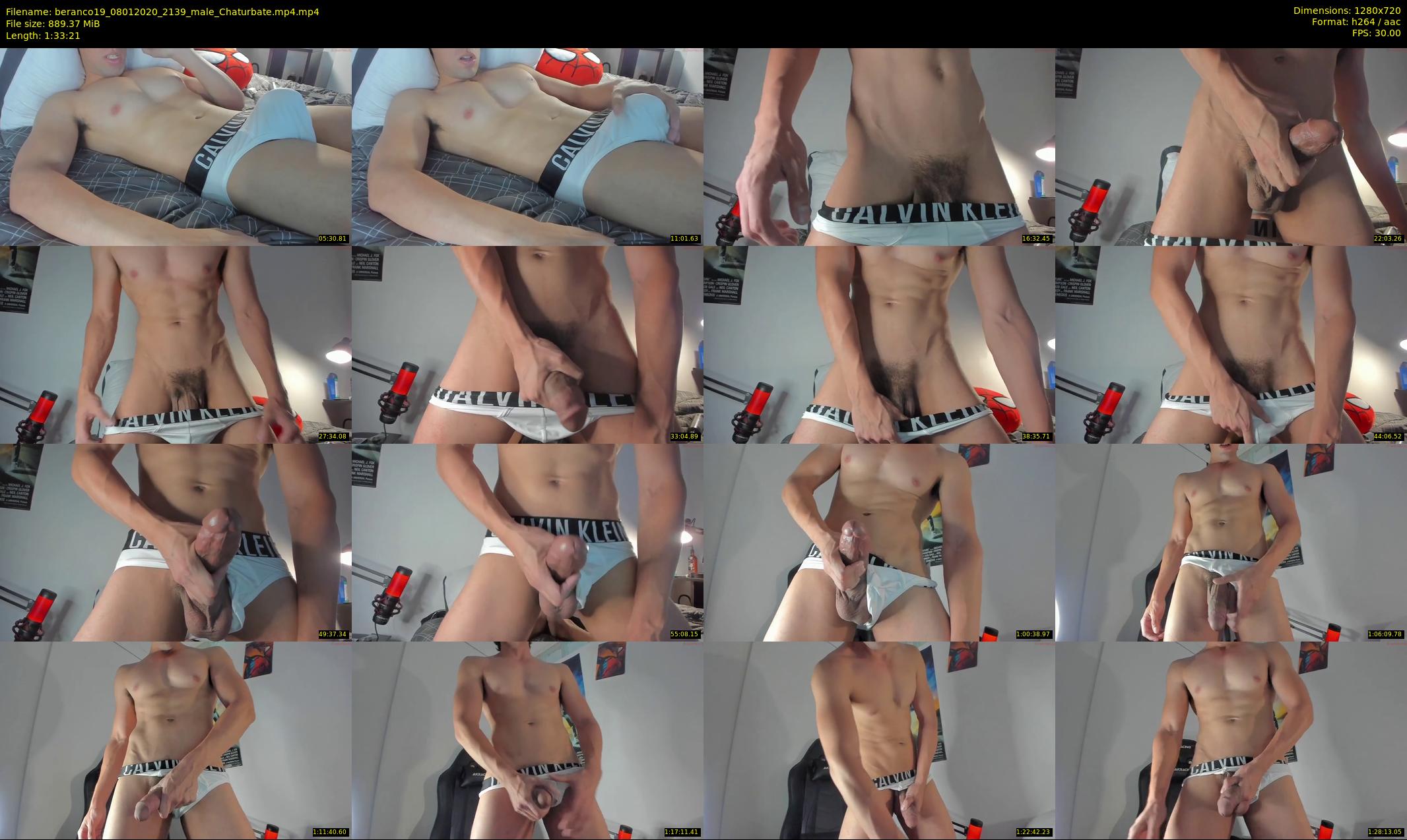 beranco19 — 94 minute Chaturbate male cam show recording, 720p, Jan 8, 2020