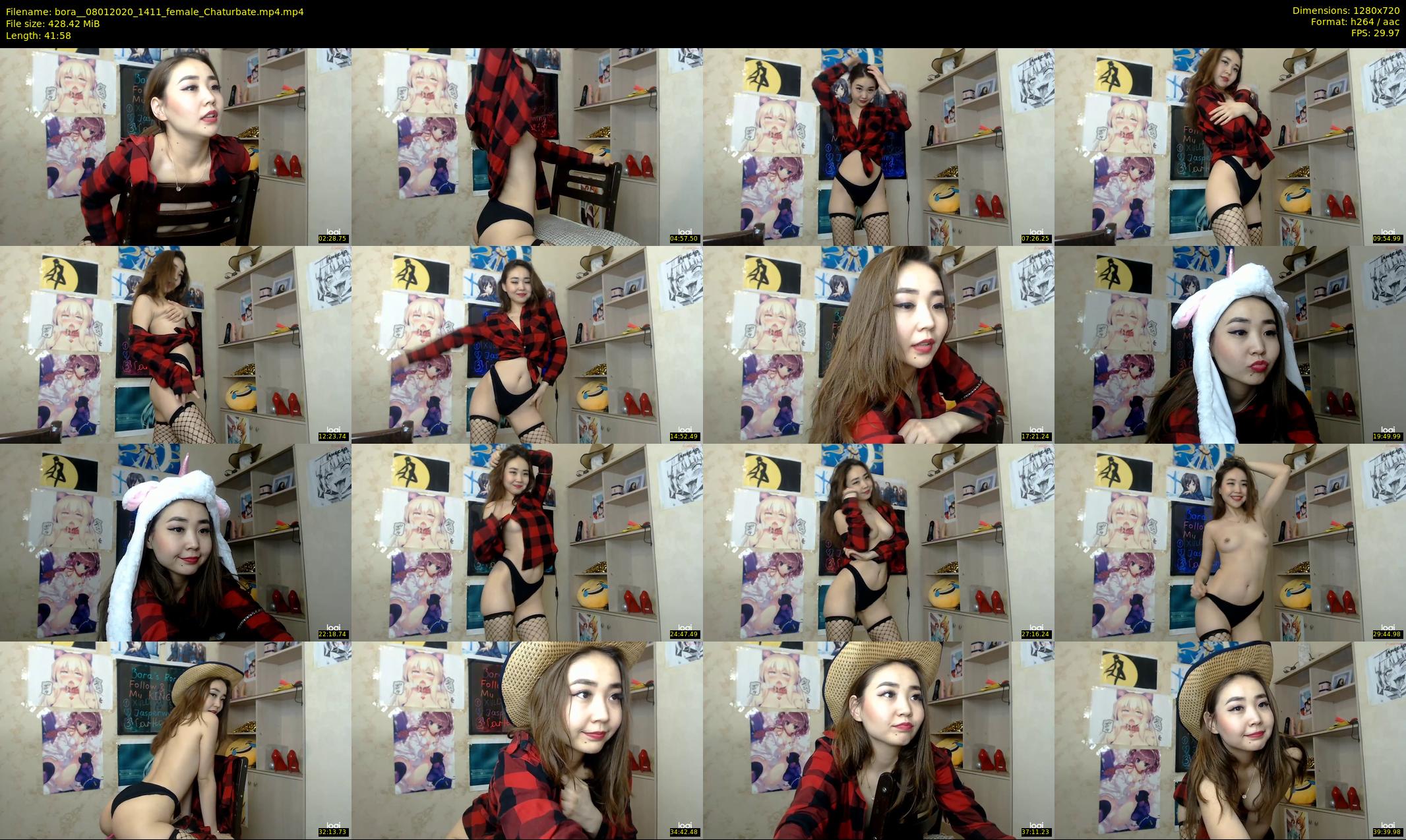 bora_ — 42 minute Chaturbate female cam show recording, 720p, Jan 8, 2020