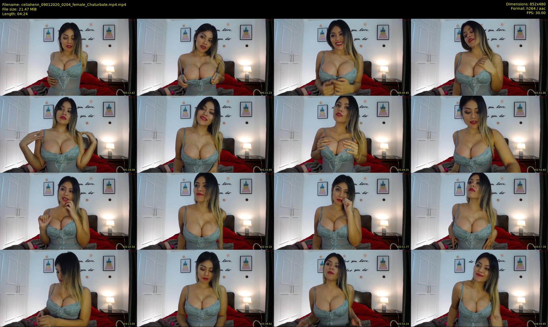 celiahenn — 5 minute Chaturbate female cam show recording, 480p, Jan 9, 2020