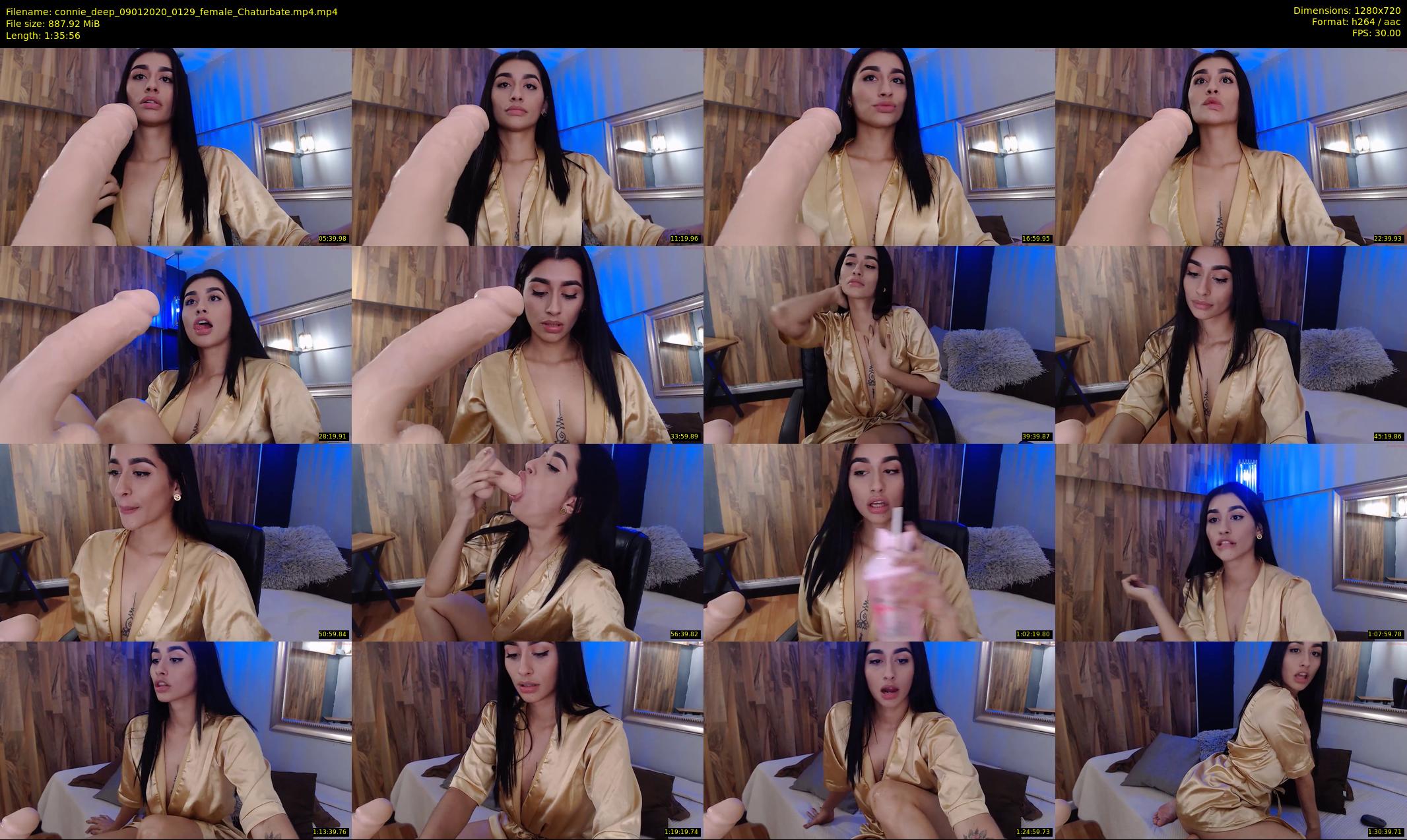 connie_deep — 96 minute Chaturbate female cam show recording, 720p, Jan 9, 2020