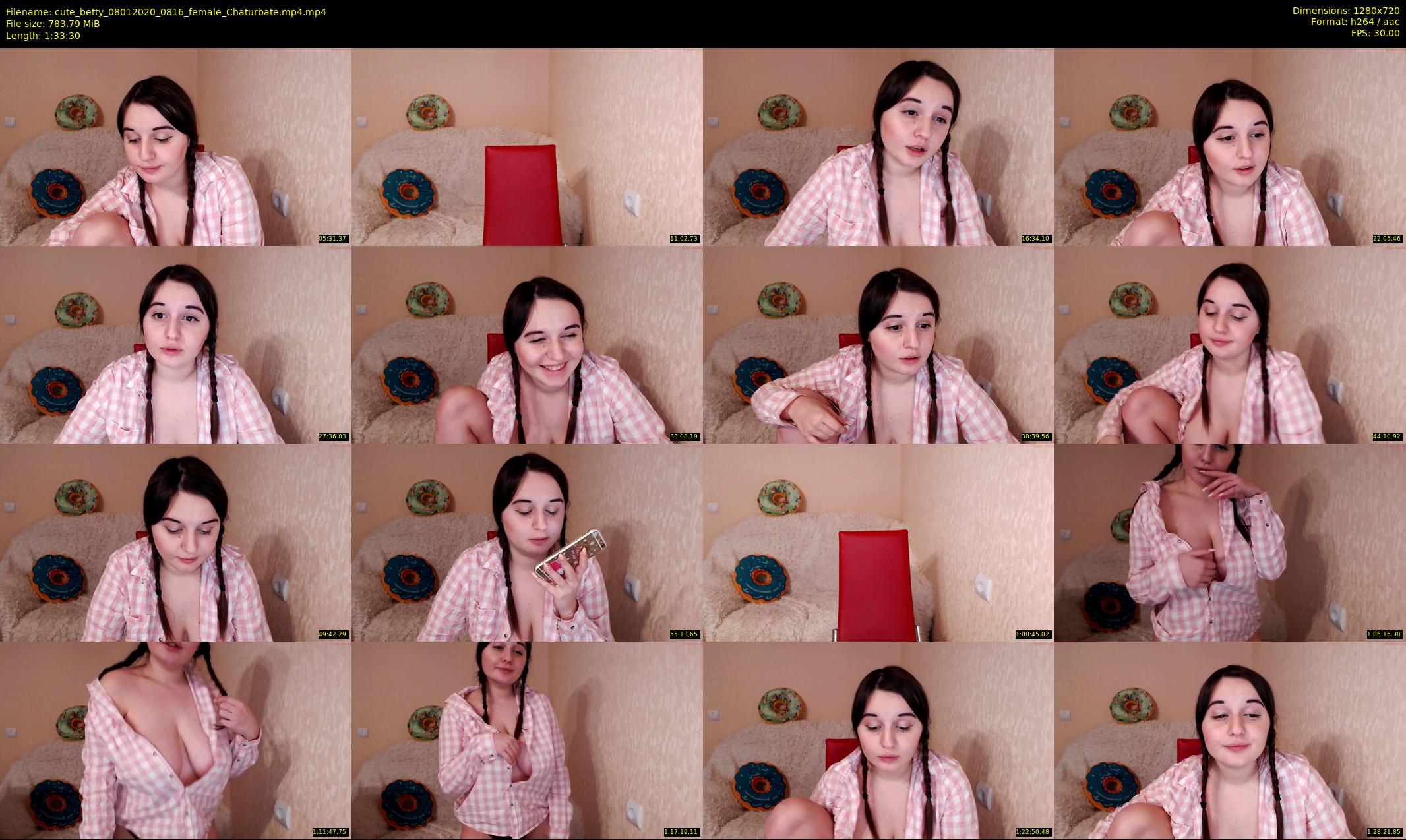 cute_betty — 94 minute Chaturbate female cam show recording, 720p, Jan 8, 2020