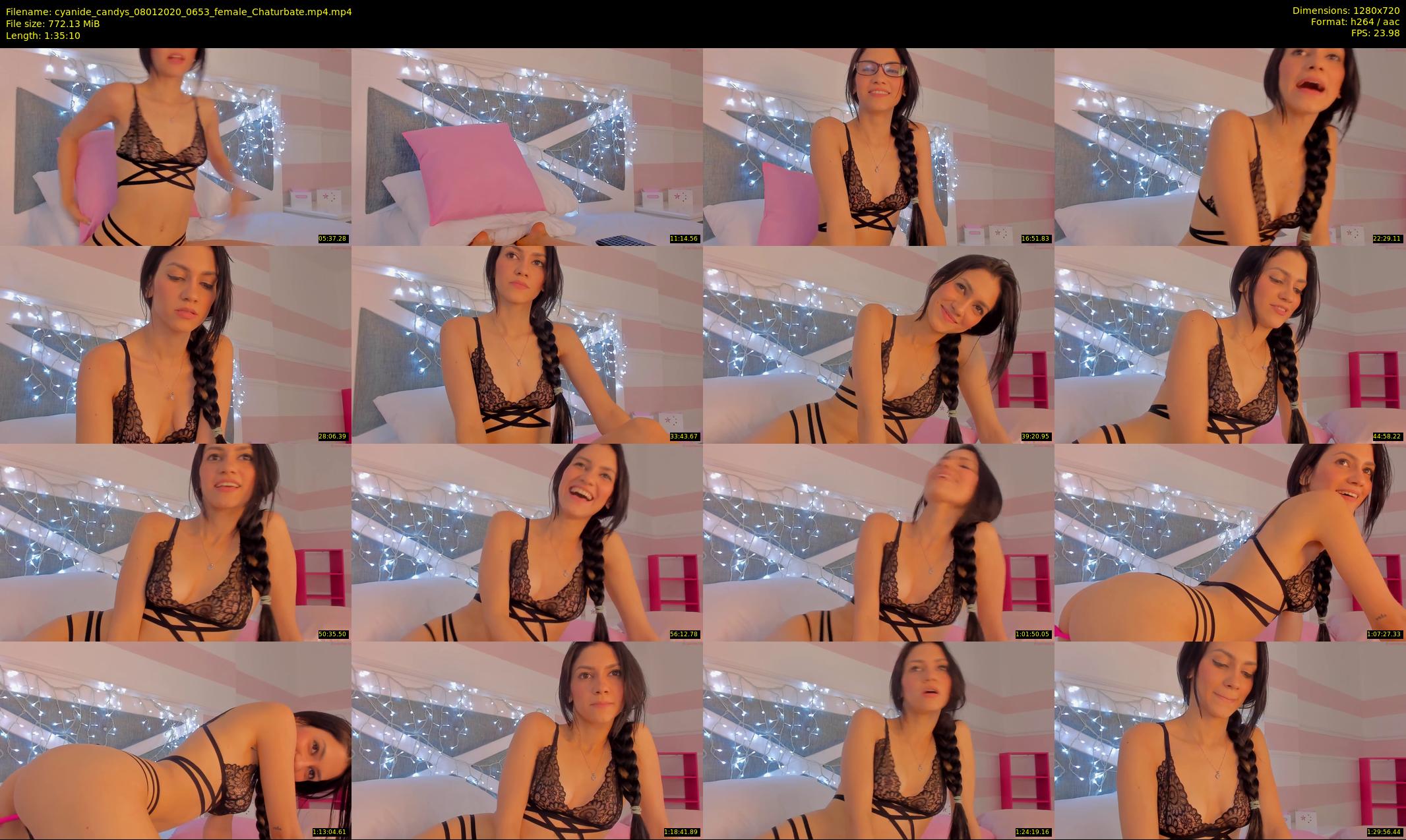 cyanide_candys — 96 minute Chaturbate female cam show recording, 720p, Jan 8, 2020