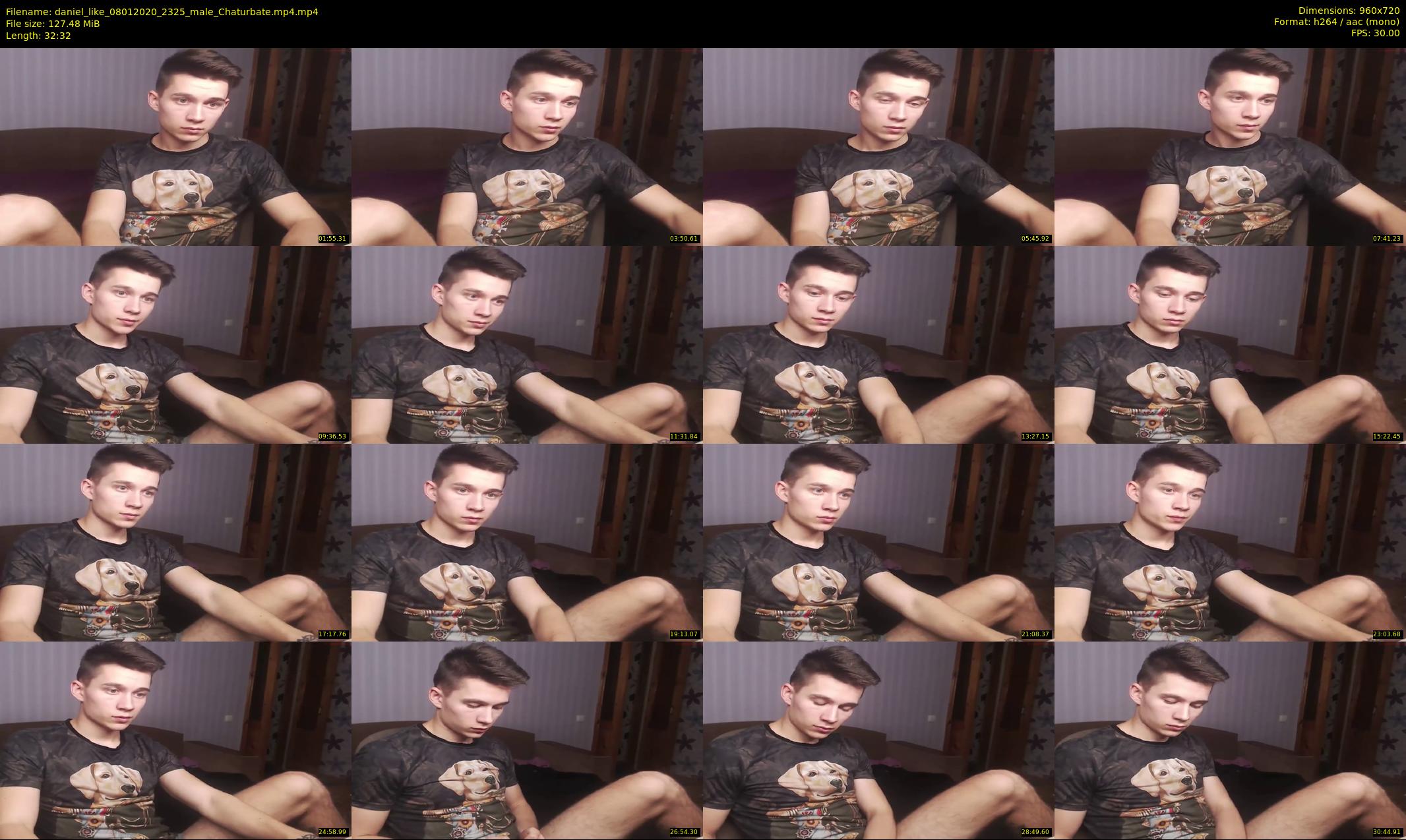 daniel_like — 33 minute Chaturbate male cam show recording, 720p, Jan 8, 2020