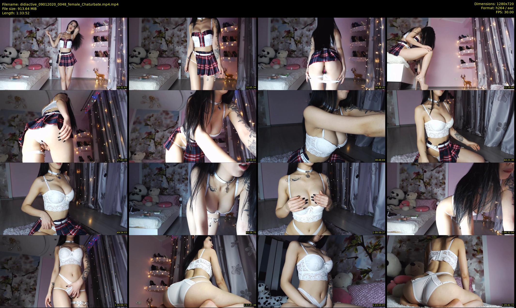 didiactive — 94 minute Chaturbate female cam show recording, 720p, Jan 9, 2020