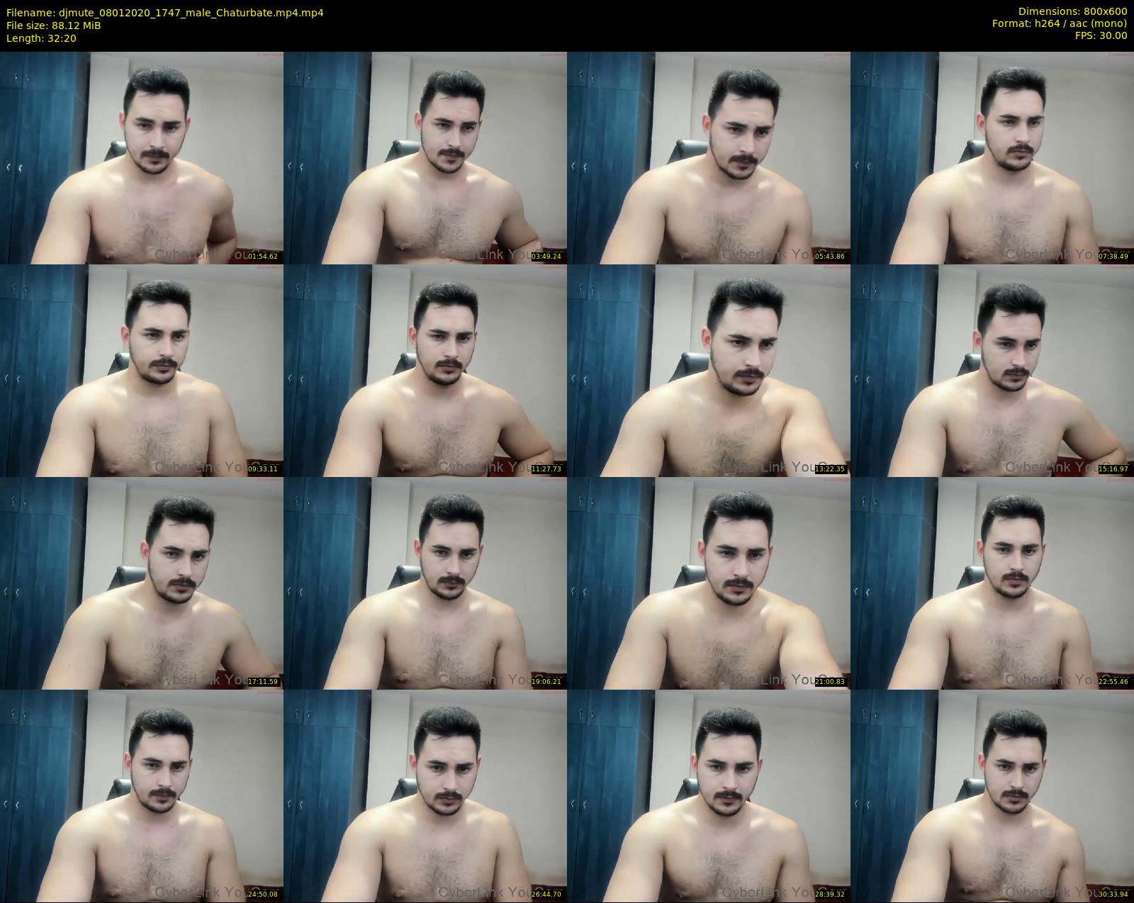djmute — 33 minute Chaturbate male cam show recording, 480p, Jan 8, 2020
