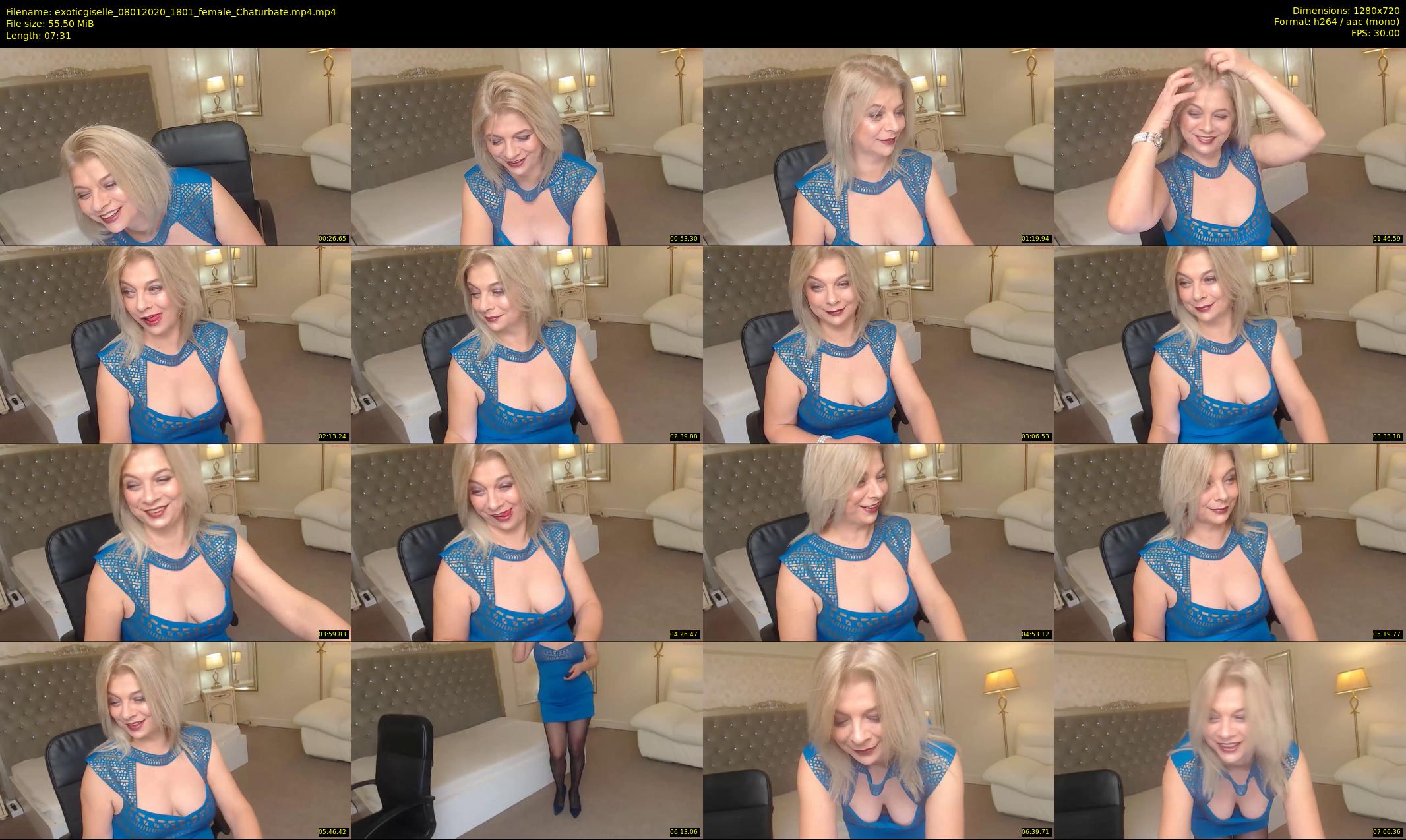 exoticgiselle — 8 minute Chaturbate female cam show recording, 720p, Jan 8, 2020