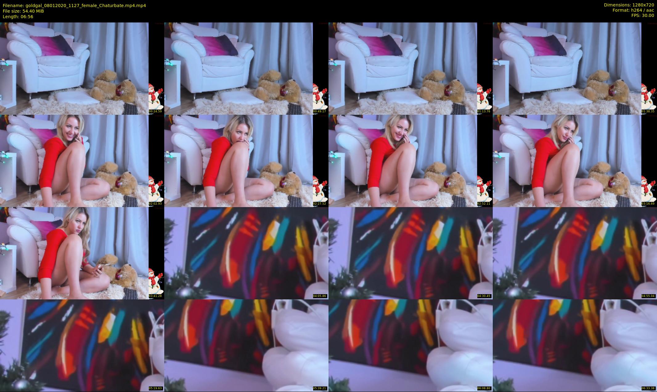 goldgal — 7 minute Chaturbate female cam show recording, 720p, Jan 8, 2020