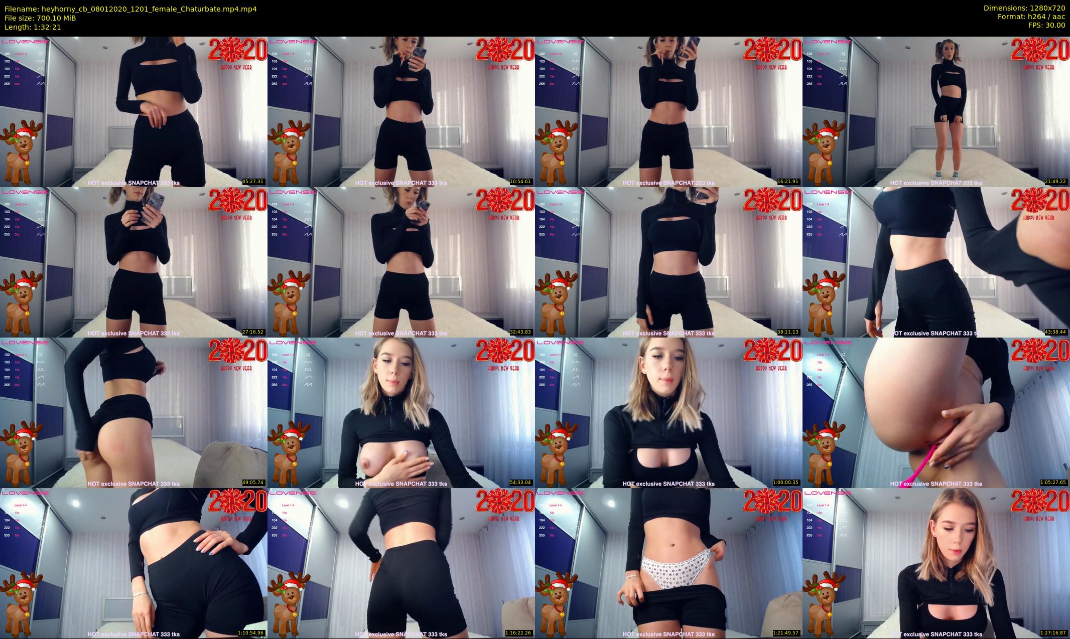 heyhorny_cb — 93 minute Chaturbate couple cam show recording, 720p, Jan 8, 2020