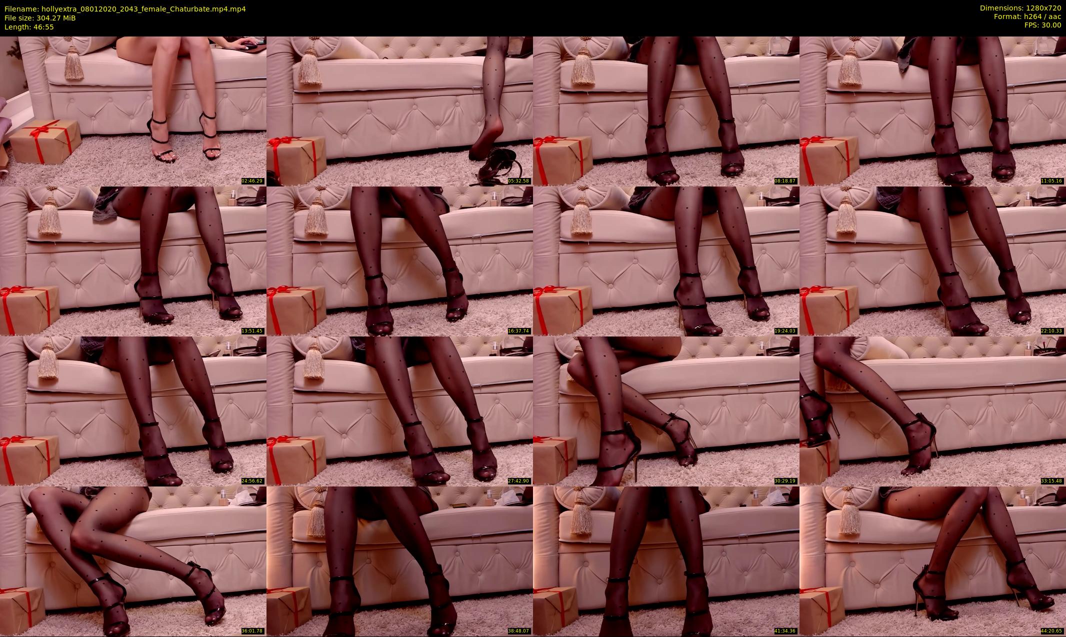 hollyextra — 47 minute Chaturbate female cam show recording, 720p, Jan 8, 2020