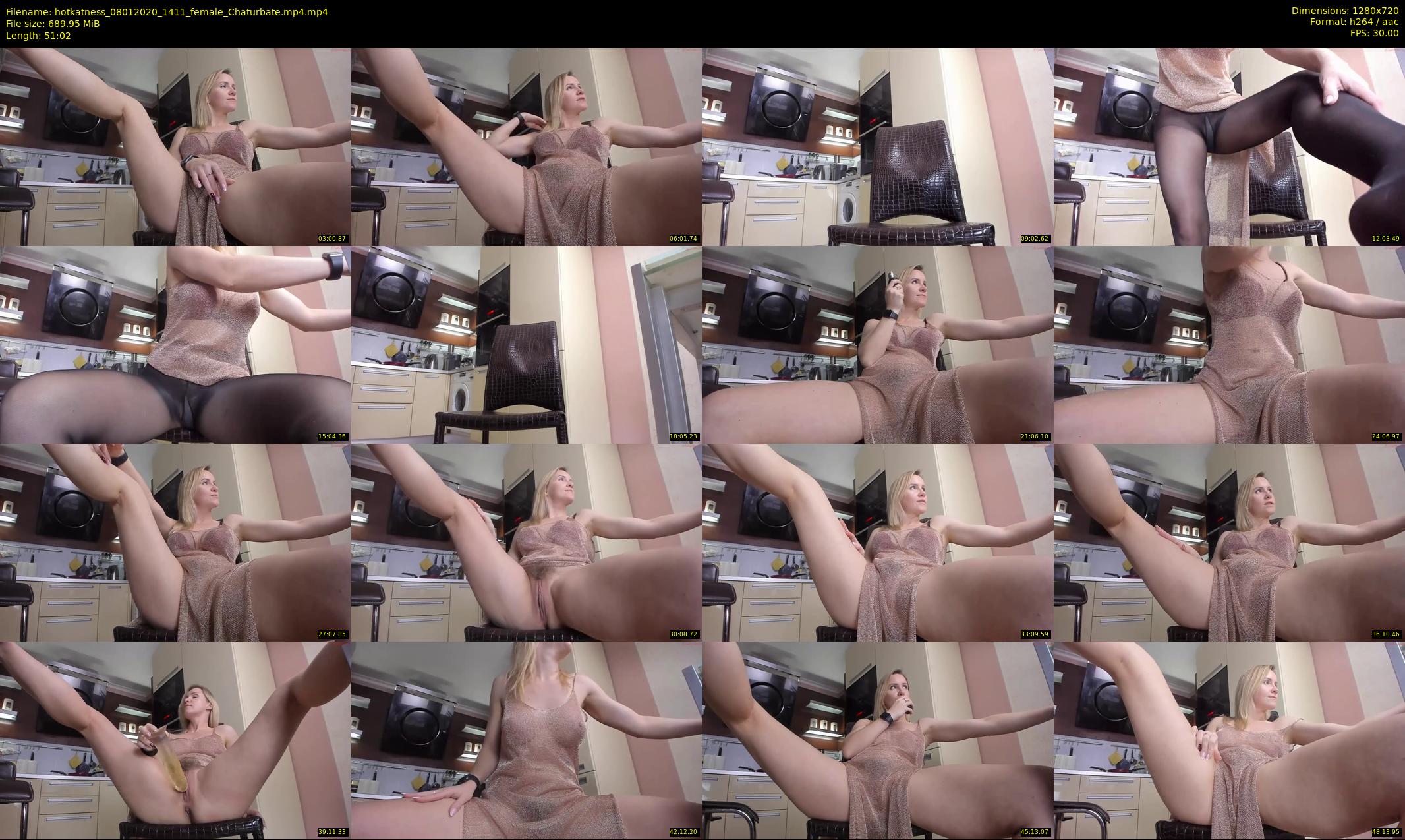 hotkatness — 52 minute Chaturbate female cam show recording, 720p, Jan 8, 2020