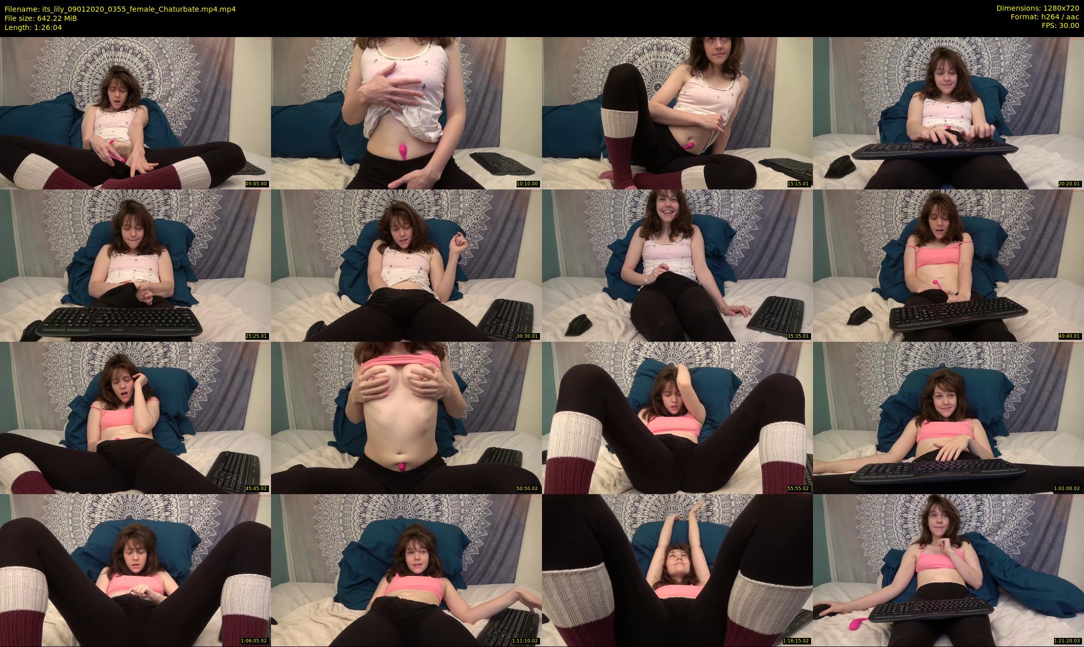 its_lily — 87 minute Chaturbate female cam show recording, 720p, Jan 9, 2020