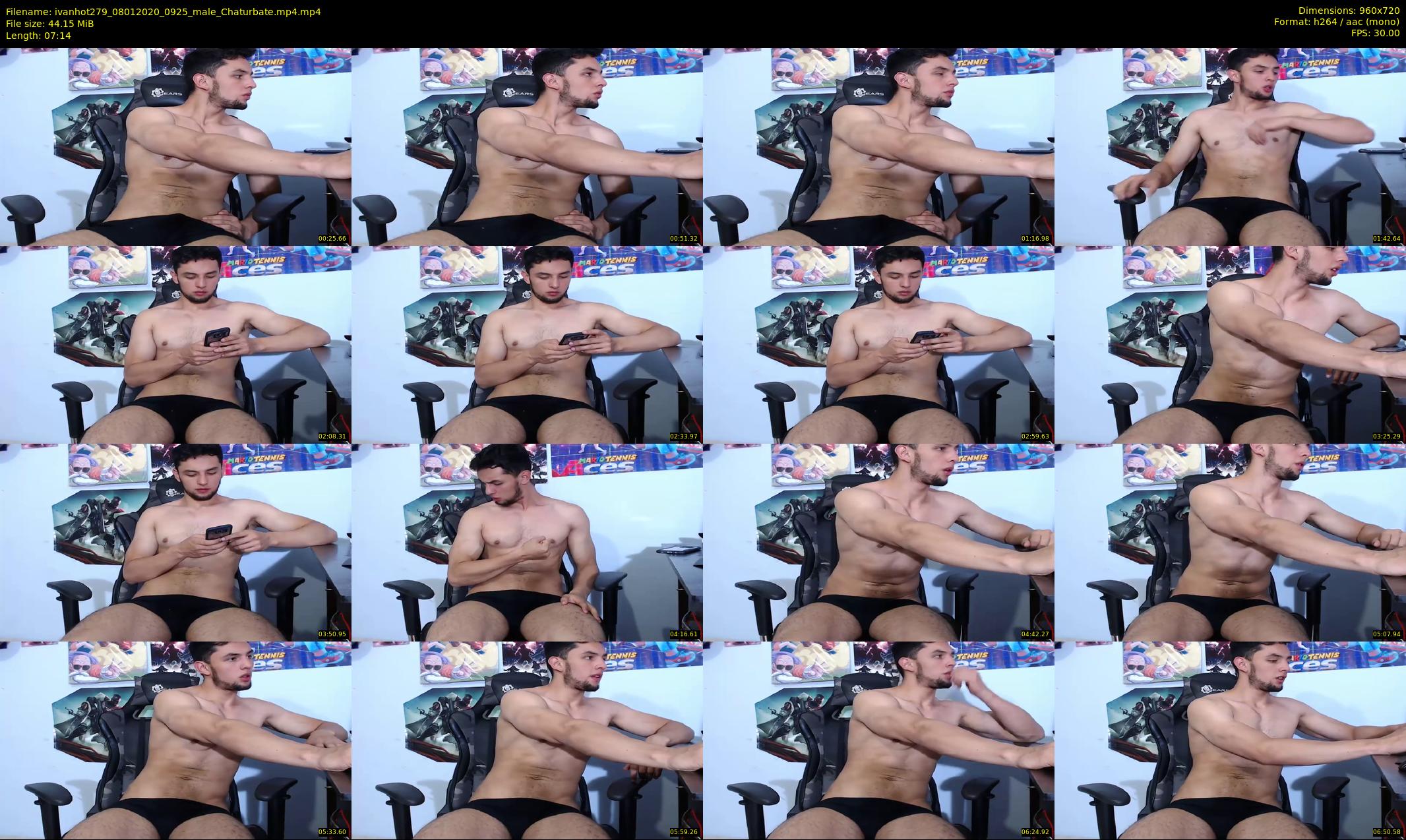 ivanhot279 — 8 minute Chaturbate male cam show recording, 720p, Jan 8, 2020
