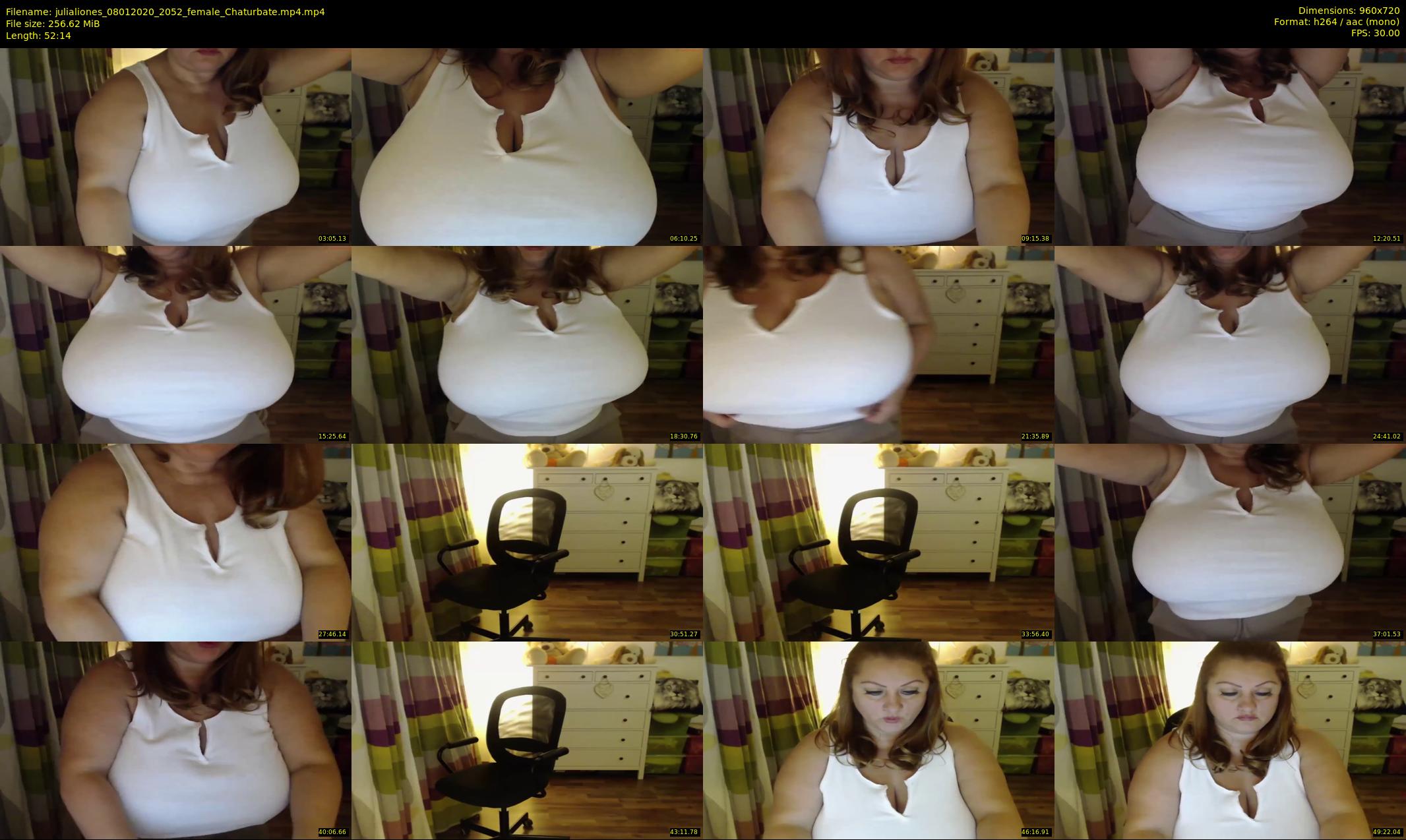 julialiones — 53 minute Chaturbate female cam show recording, 720p, Jan 8, 2020