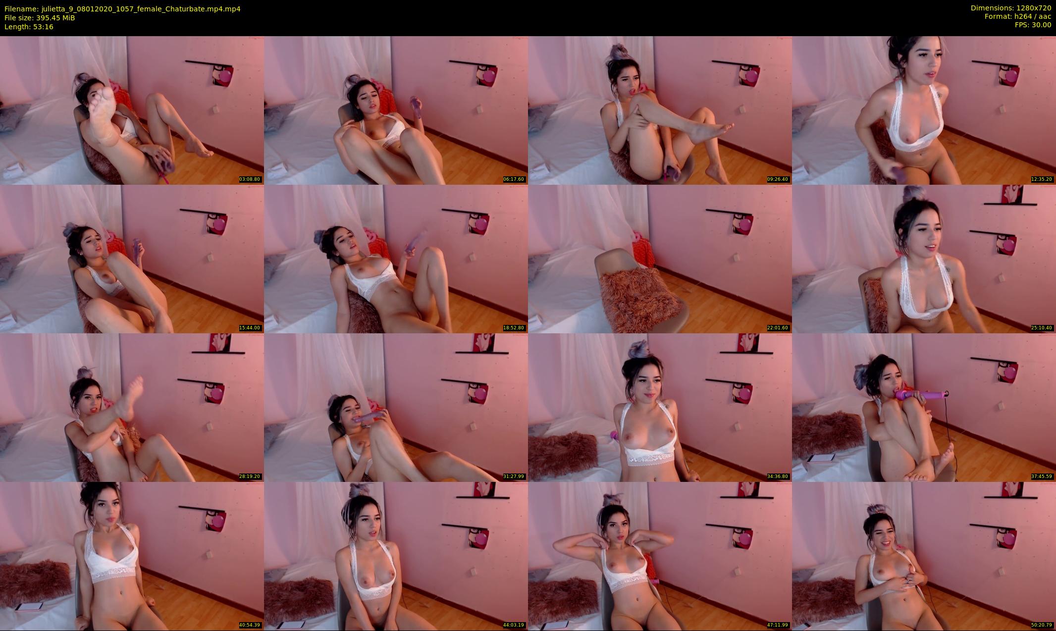 julietta_9 — 54 minute Chaturbate female cam show recording, 720p, Jan 8, 2020