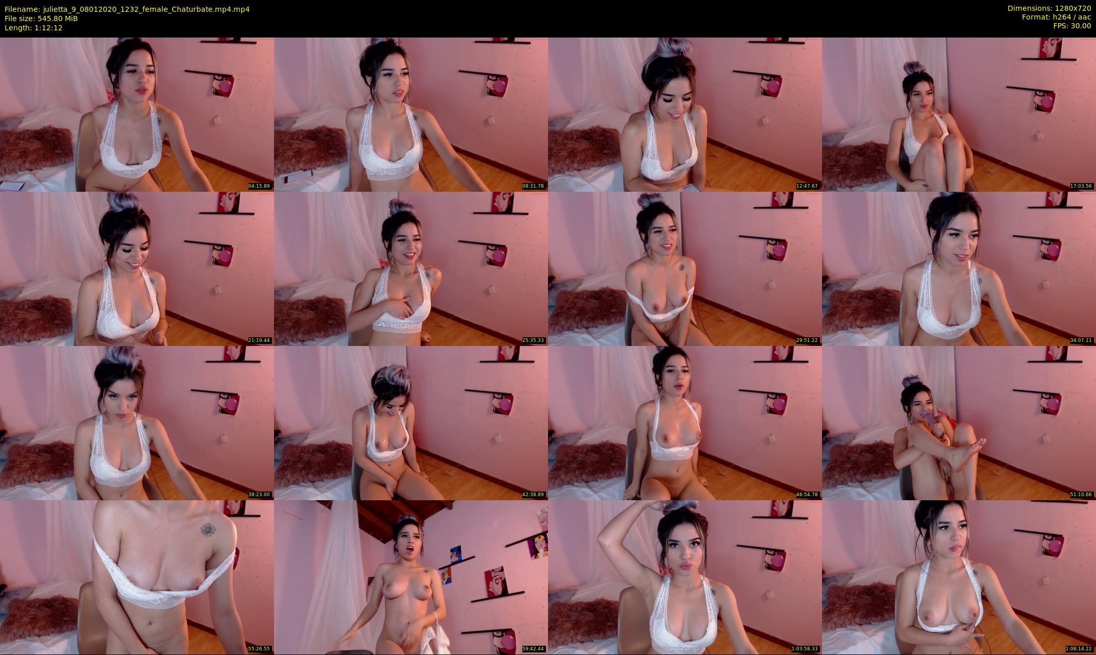 julietta_9 — 73 minute Chaturbate female cam show recording, 720p, Jan 8, 2020