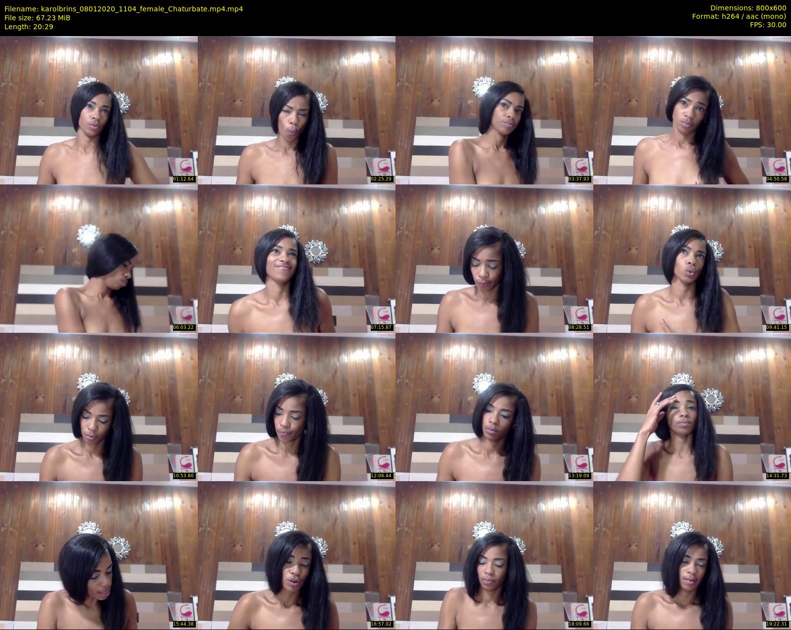 karolbrins — 21 minute Chaturbate female cam show recording, 480p, Jan 8, 2020