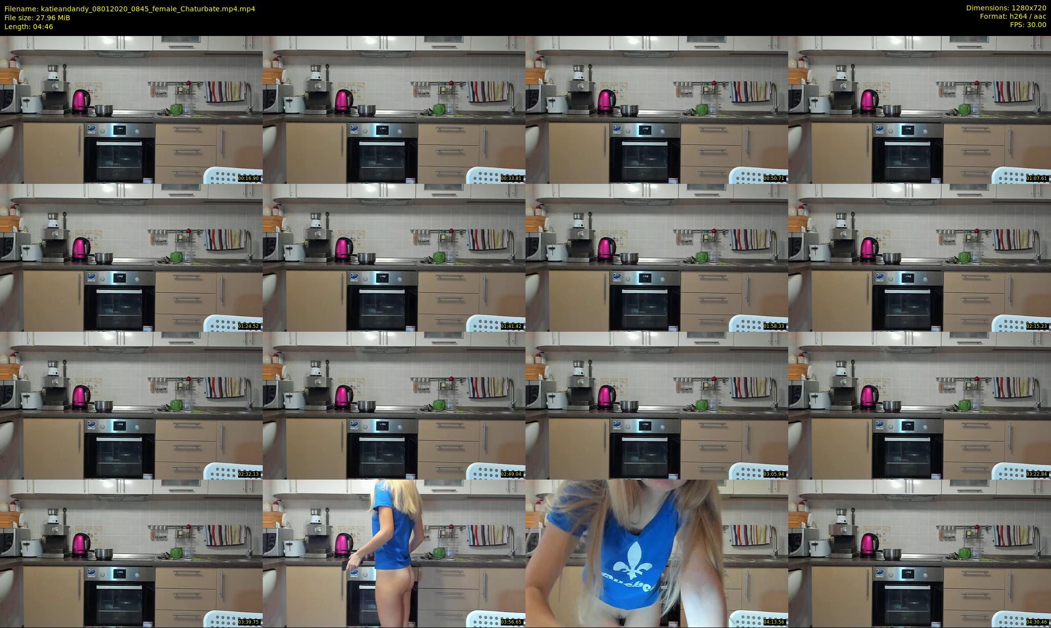 katieandandy — 5 minute Chaturbate female cam show recording, 720p, Jan 8, 2020