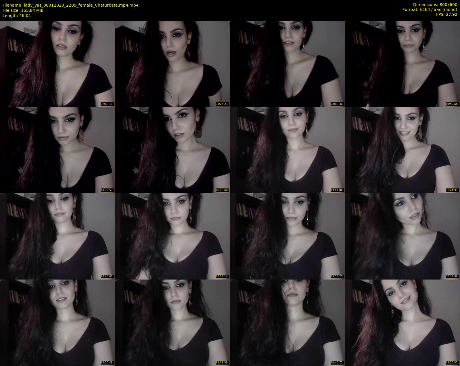 lady_yas — 47 minute Chaturbate female cam show recording, 480p, Jan 8, 2020