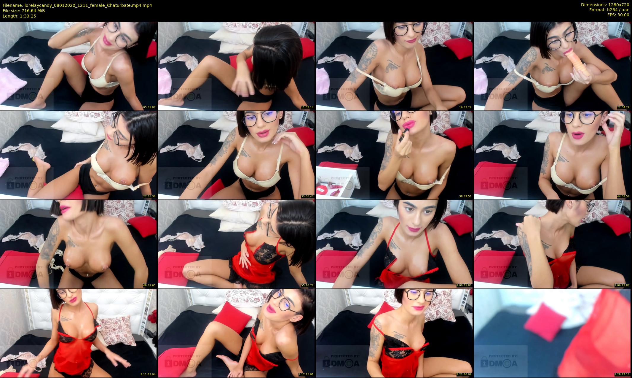 lorelaycandy — 94 minute Chaturbate female cam show recording, 720p, Jan 8, 2020
