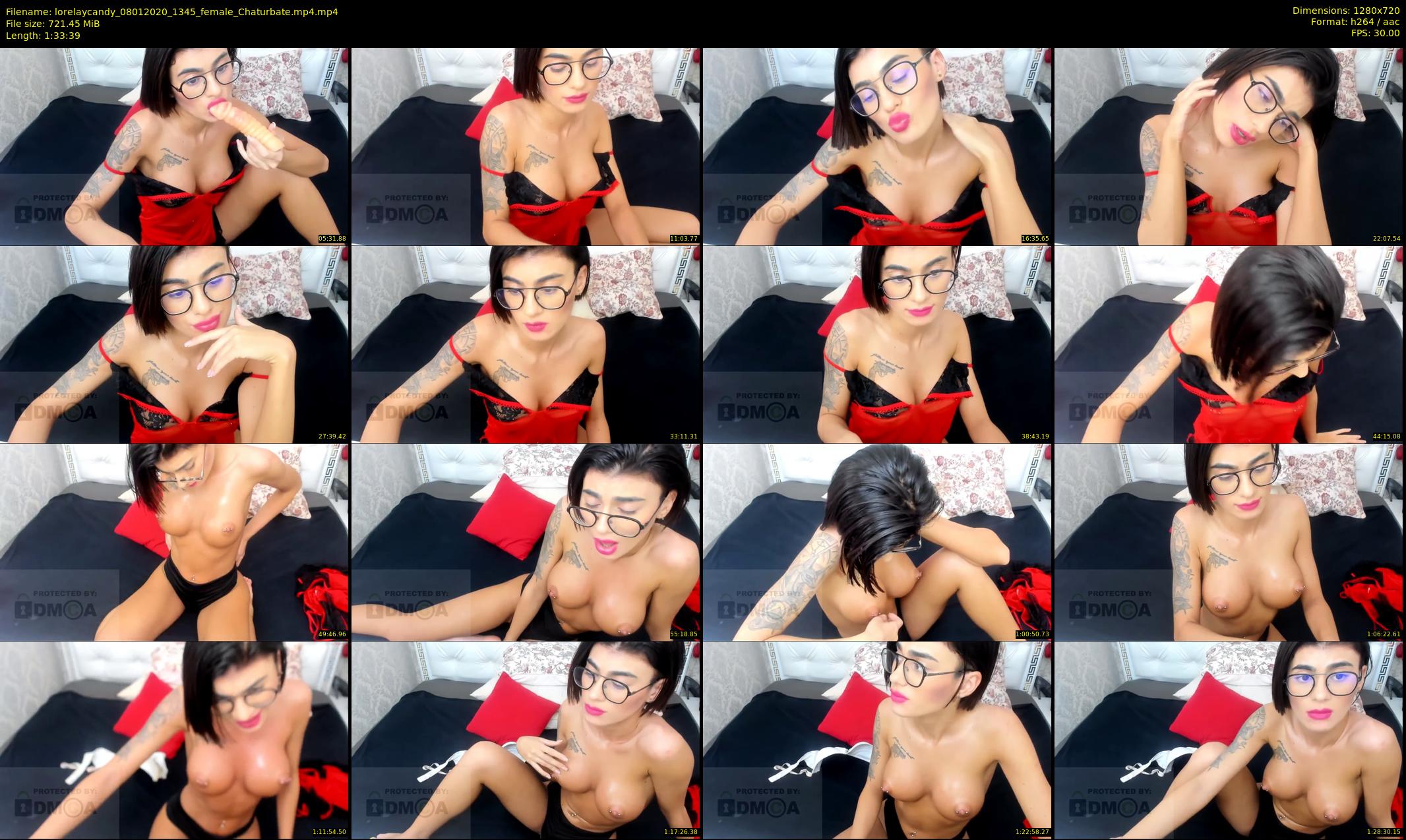 lorelaycandy — 94 minute Chaturbate female cam show recording, 720p, Jan 8, 2020