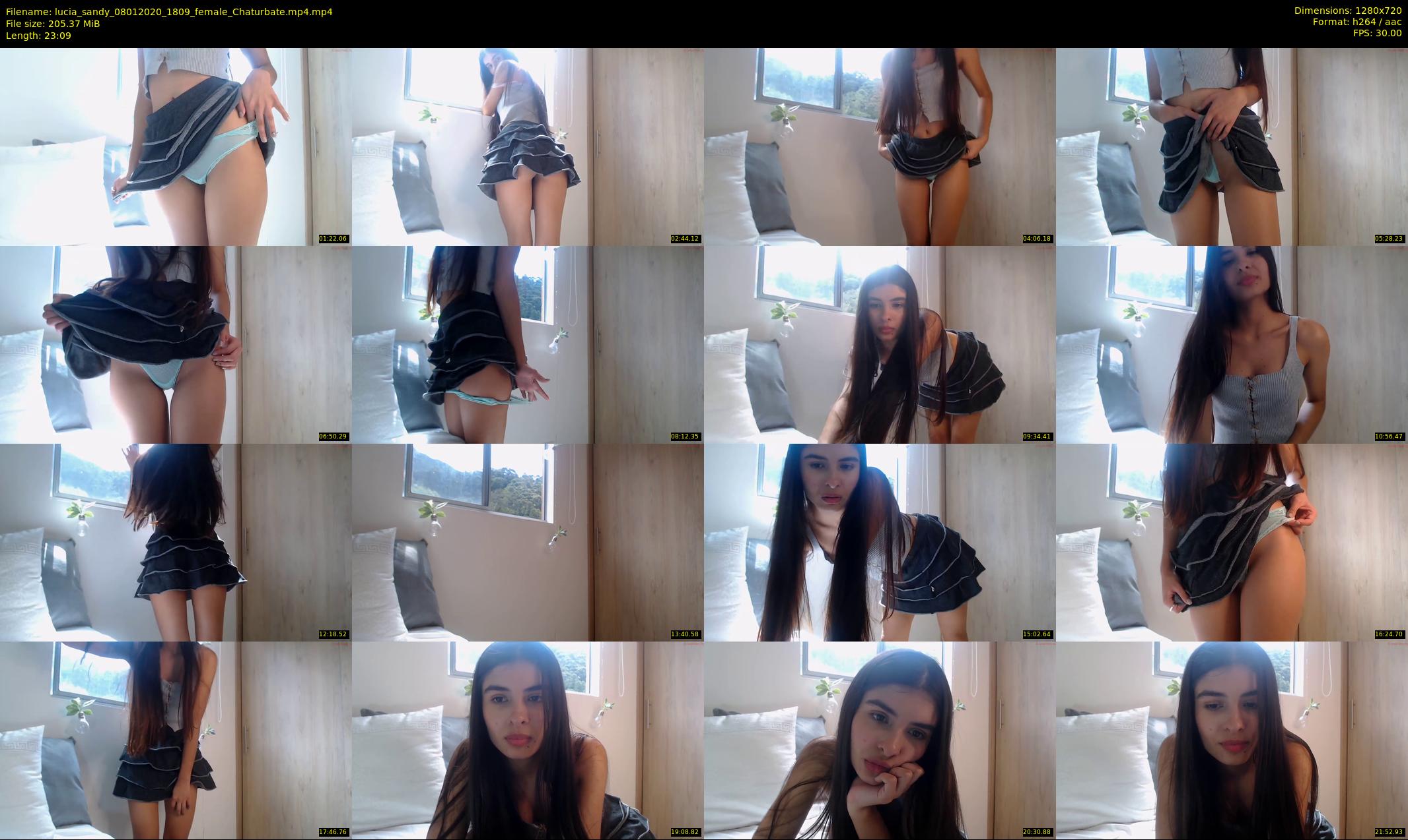 lucia_sandy — 24 minute Chaturbate female cam show recording, 720p, Jan 8, 2020
