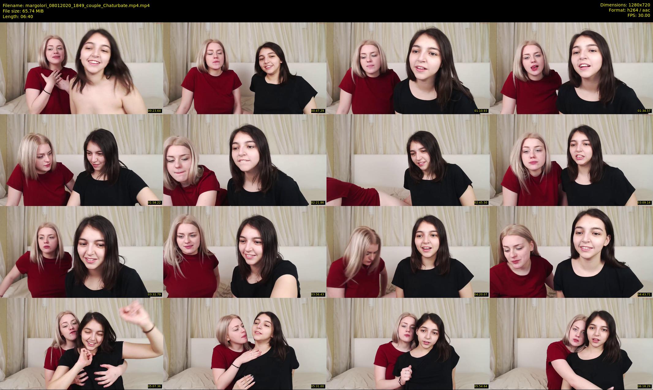 margolori — 7 minute Chaturbate couple cam show recording, 720p, Jan 8, 2020