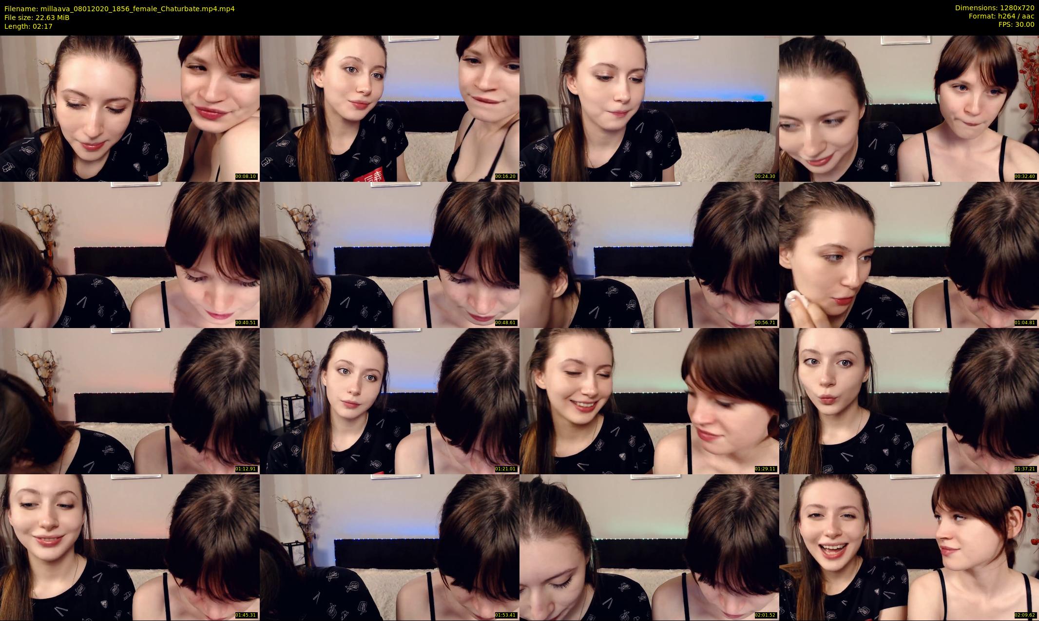 millaava — 3 minute Chaturbate female cam show recording, 720p, Jan 8, 2020