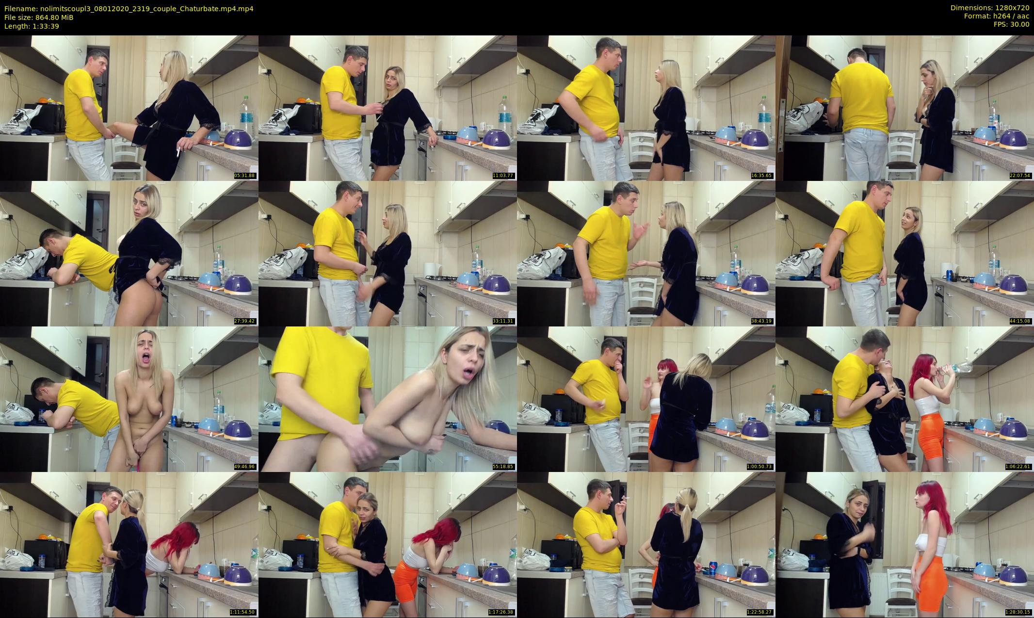 nolimitscoupl3 — 94 minute Chaturbate couple cam show recording, 720p, Jan 8, 2020