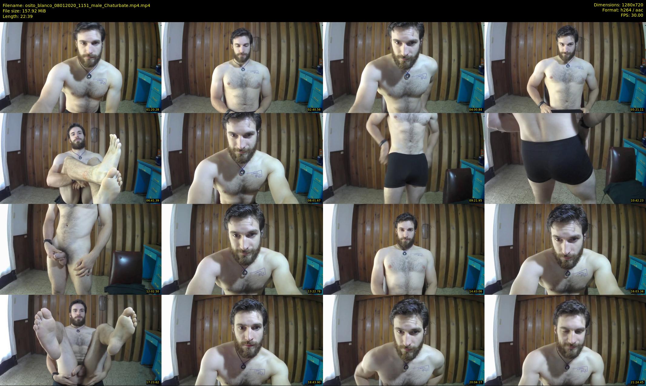 osito_blanco — 23 minute Chaturbate male cam show recording, 720p, Jan 8, 2020