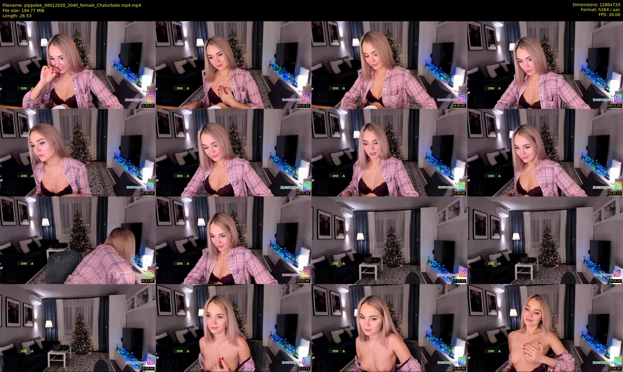 pippalee — 27 minute Chaturbate female cam show recording, 720p, Jan 8, 2020