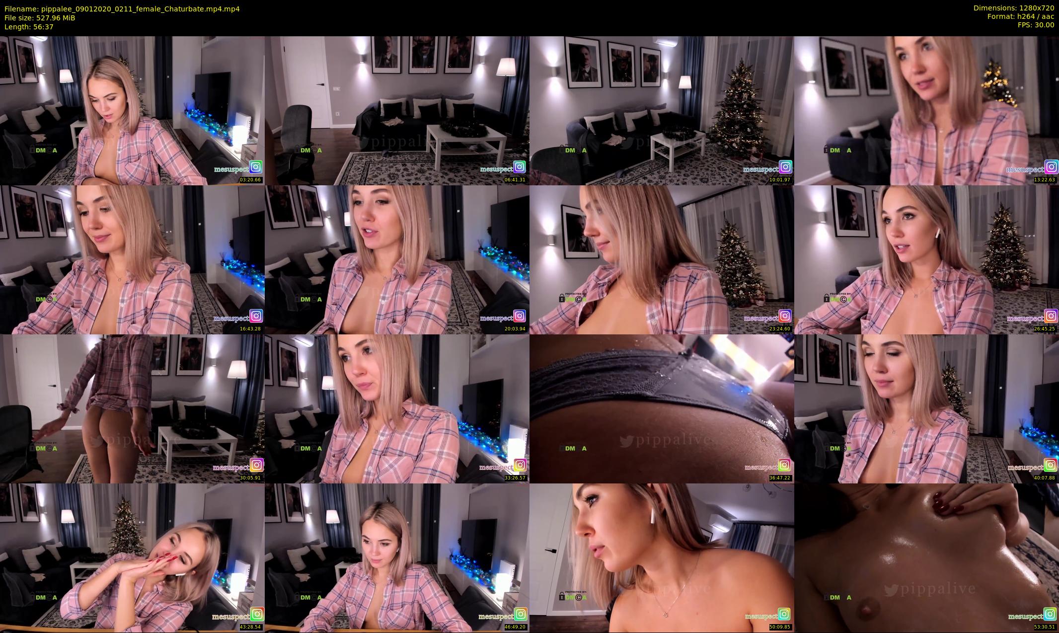 pippalee — 57 minute Chaturbate female cam show recording, 720p, Jan 9, 2020