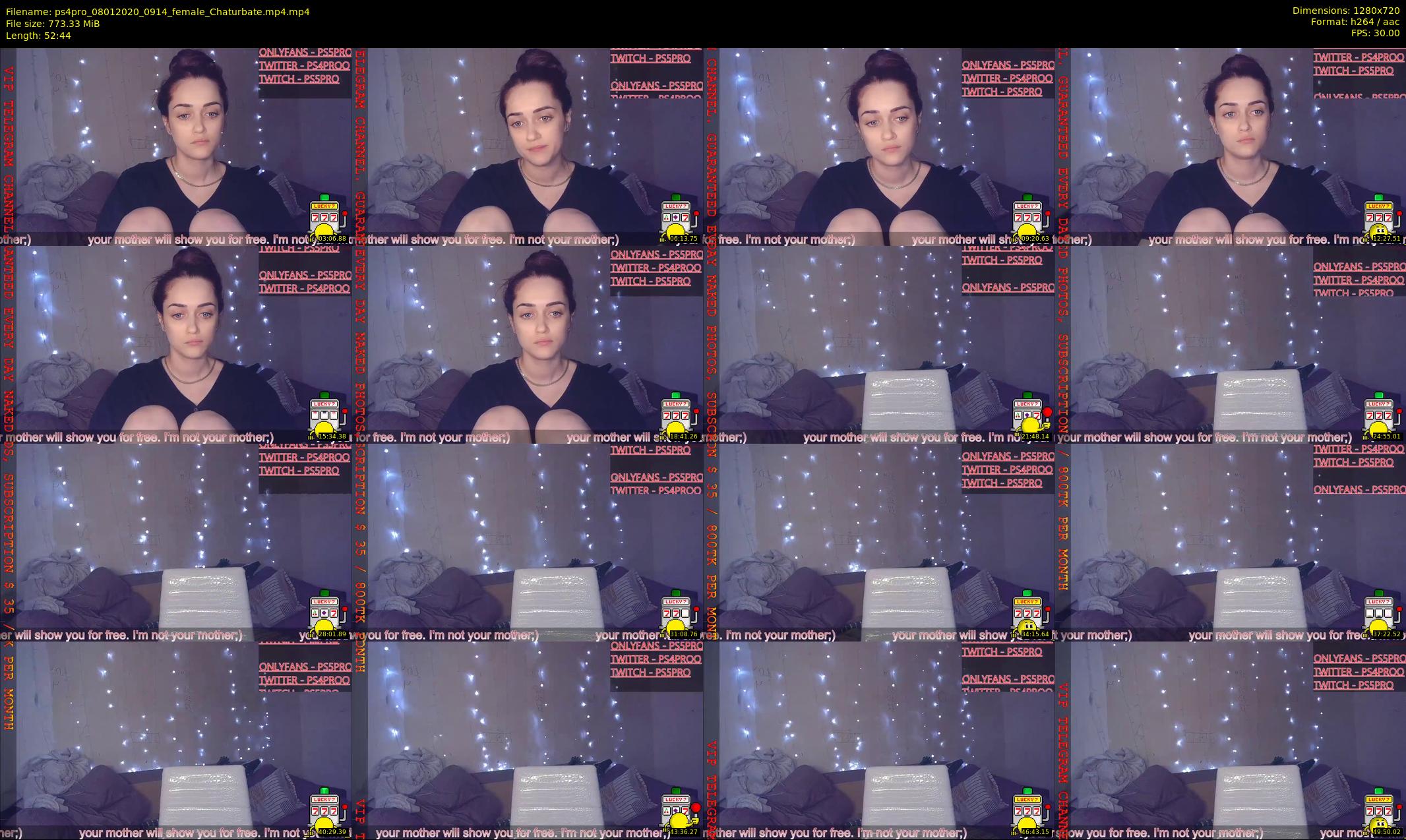 ps4pro — 53 minute Chaturbate female cam show recording, 720p, Jan 8, 2020