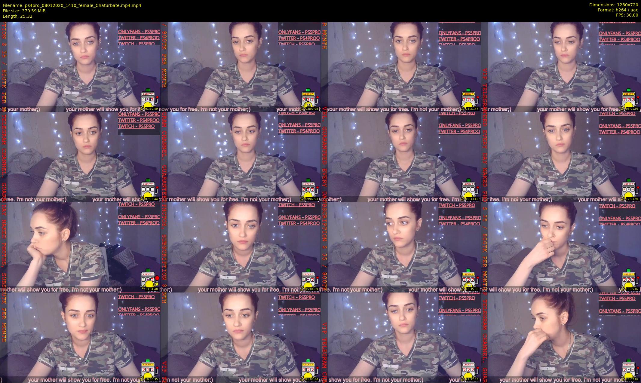 ps4pro — 26 minute Chaturbate female cam show recording, 720p, Jan 8, 2020