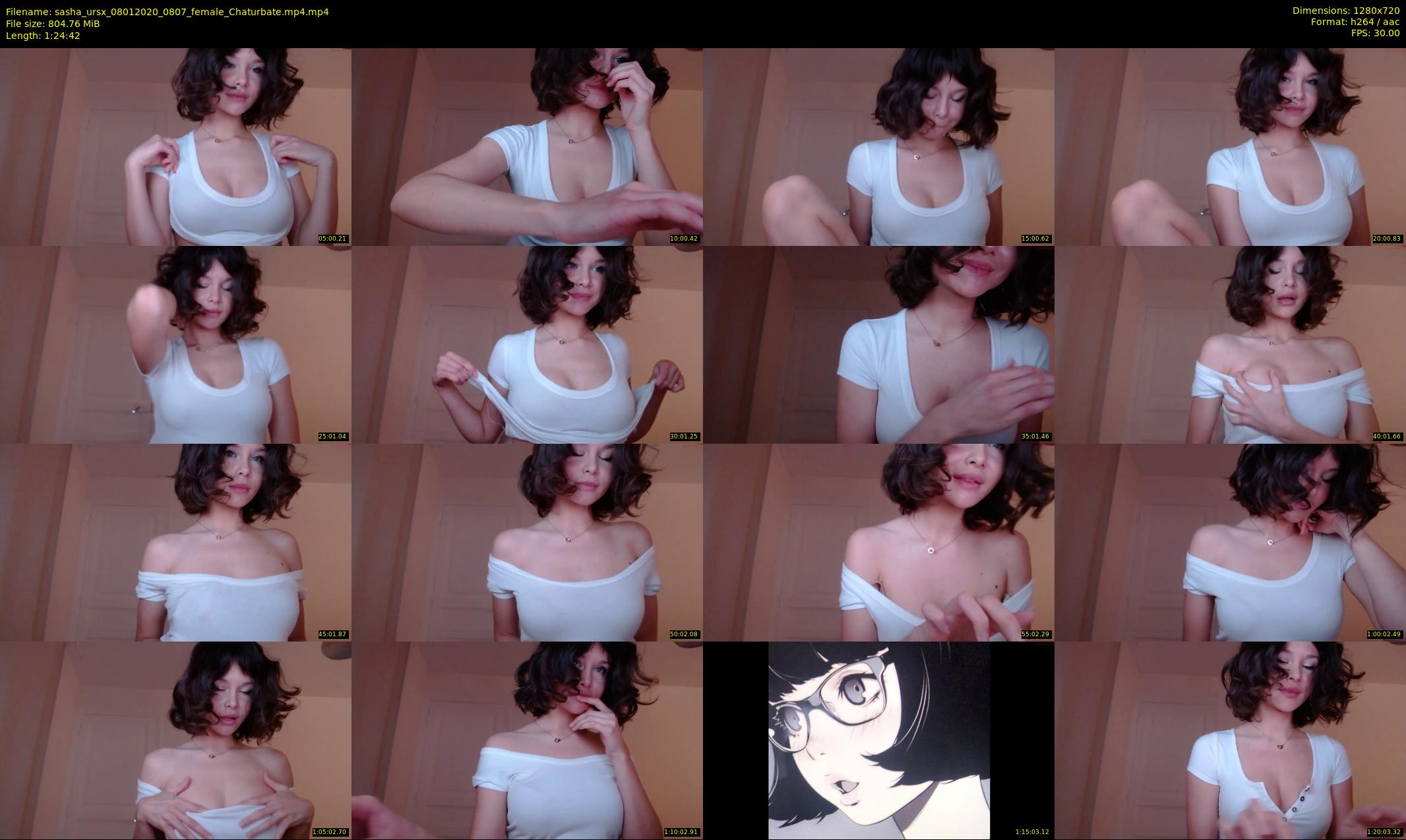 sasha_ursx — 85 minute Chaturbate female cam show recording, 720p, Jan 8, 2020