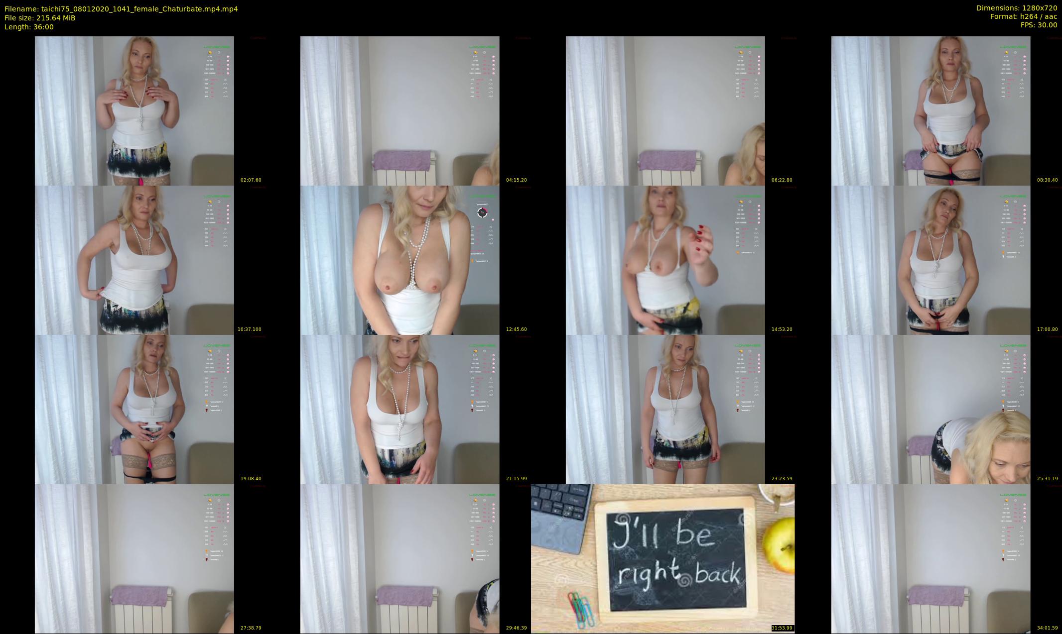 taichi75 — 36 minute Chaturbate female cam show recording, 720p, Jan 8, 2020